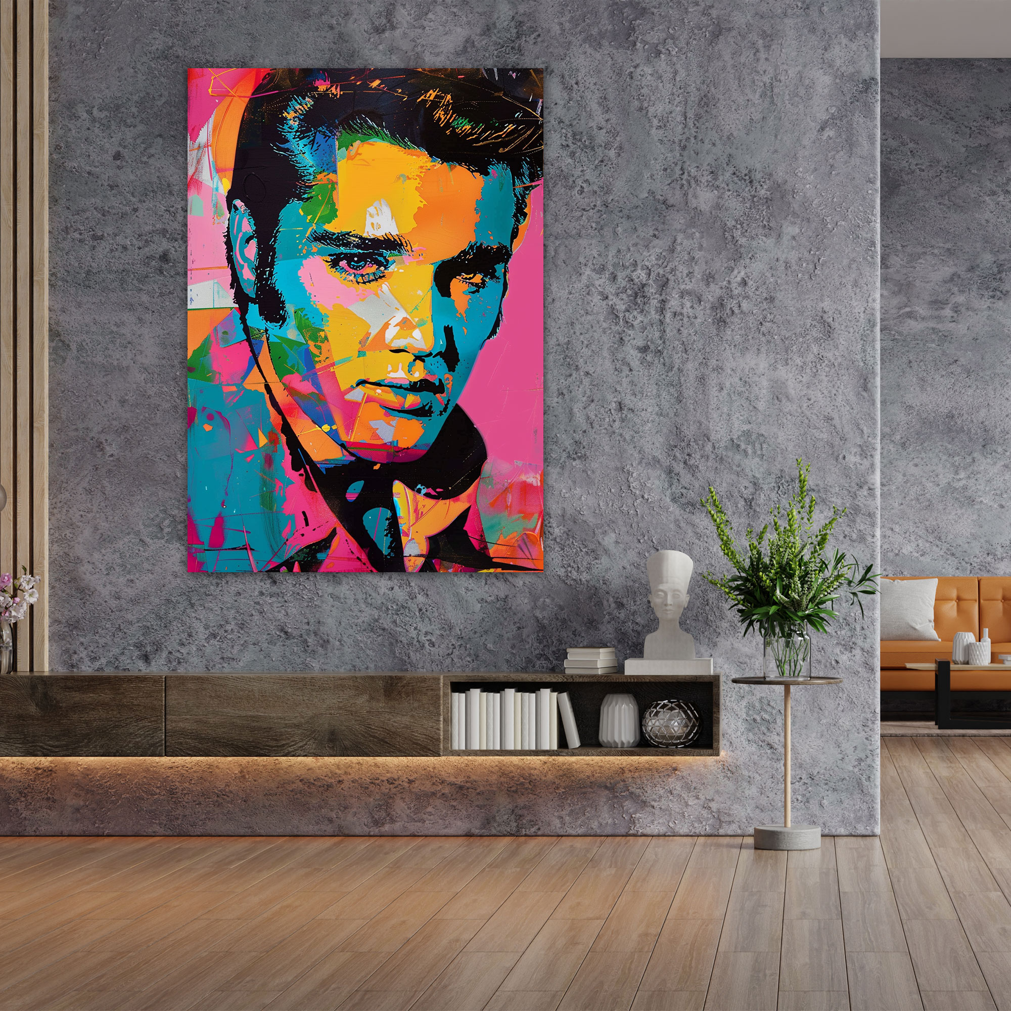 Andy Warhol Elvis Presley Wall Decoration - Andy Warhol, Wall Decoration, Canvas Wall Art, Canvas Print