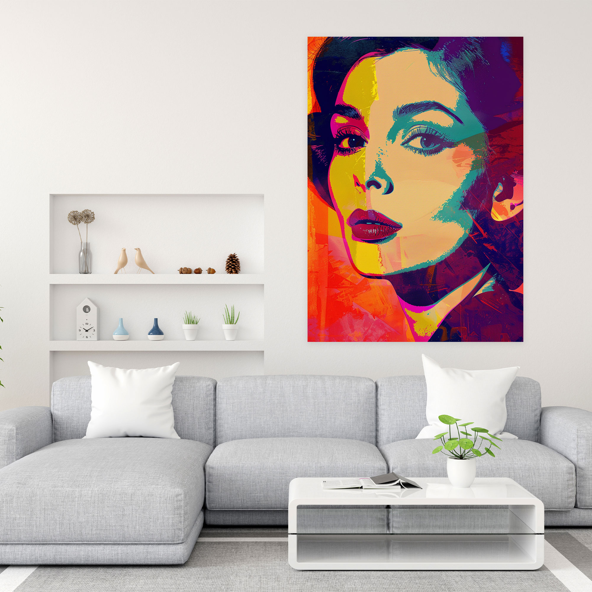 Andy Warhol Canvas Print - Andy Warhol, Home Decoration, Canvas Print, Canvas
