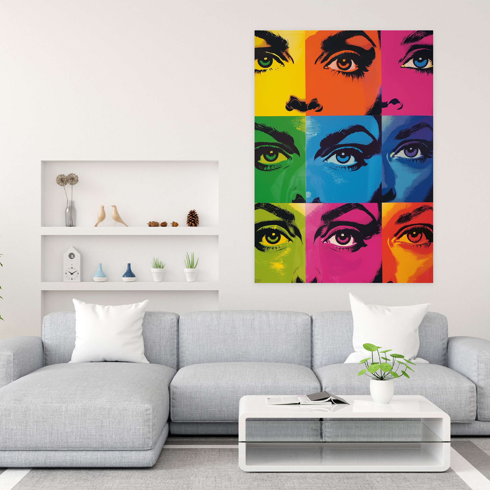 Andy Warhol Canvas Print - Andy Warhol, Wall Decoration, Wall Art, Canvas
