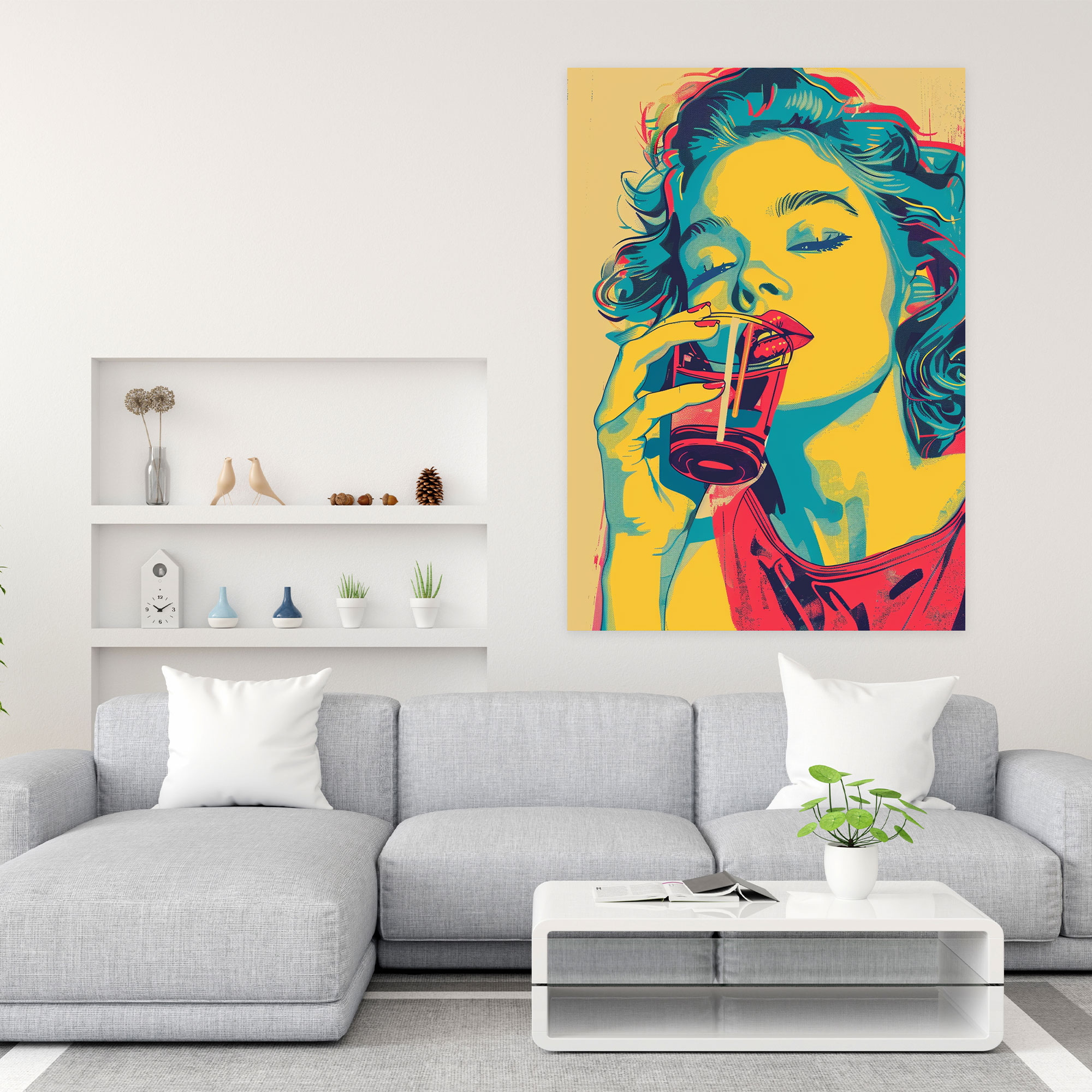 Andy Warhol Wall Decoration - Andy Warhol, Home Decoration, Canvas, Canvas Wall Art