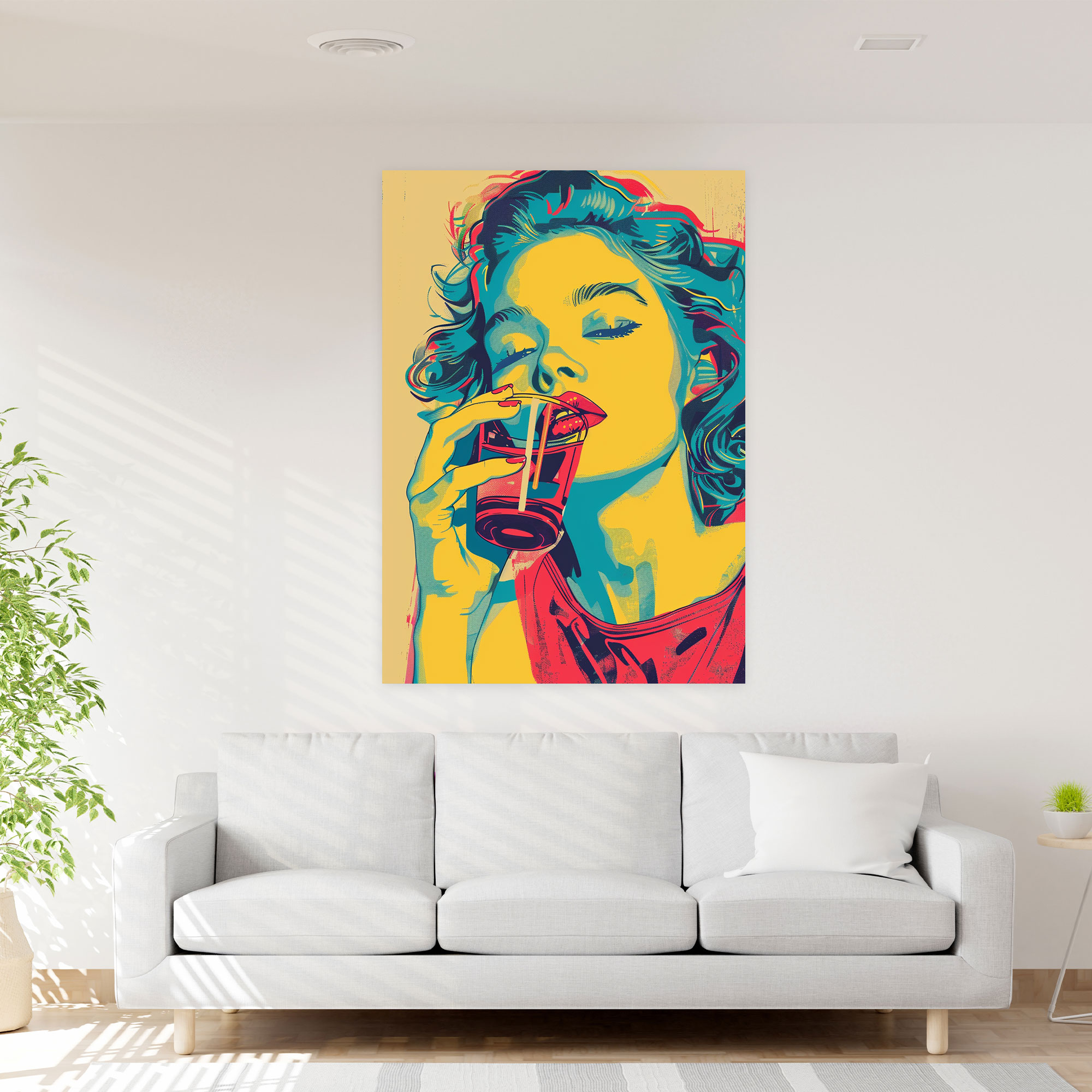 Andy Warhol Wall Decoration - Andy Warhol, Home Decoration, Canvas, Canvas Wall Art