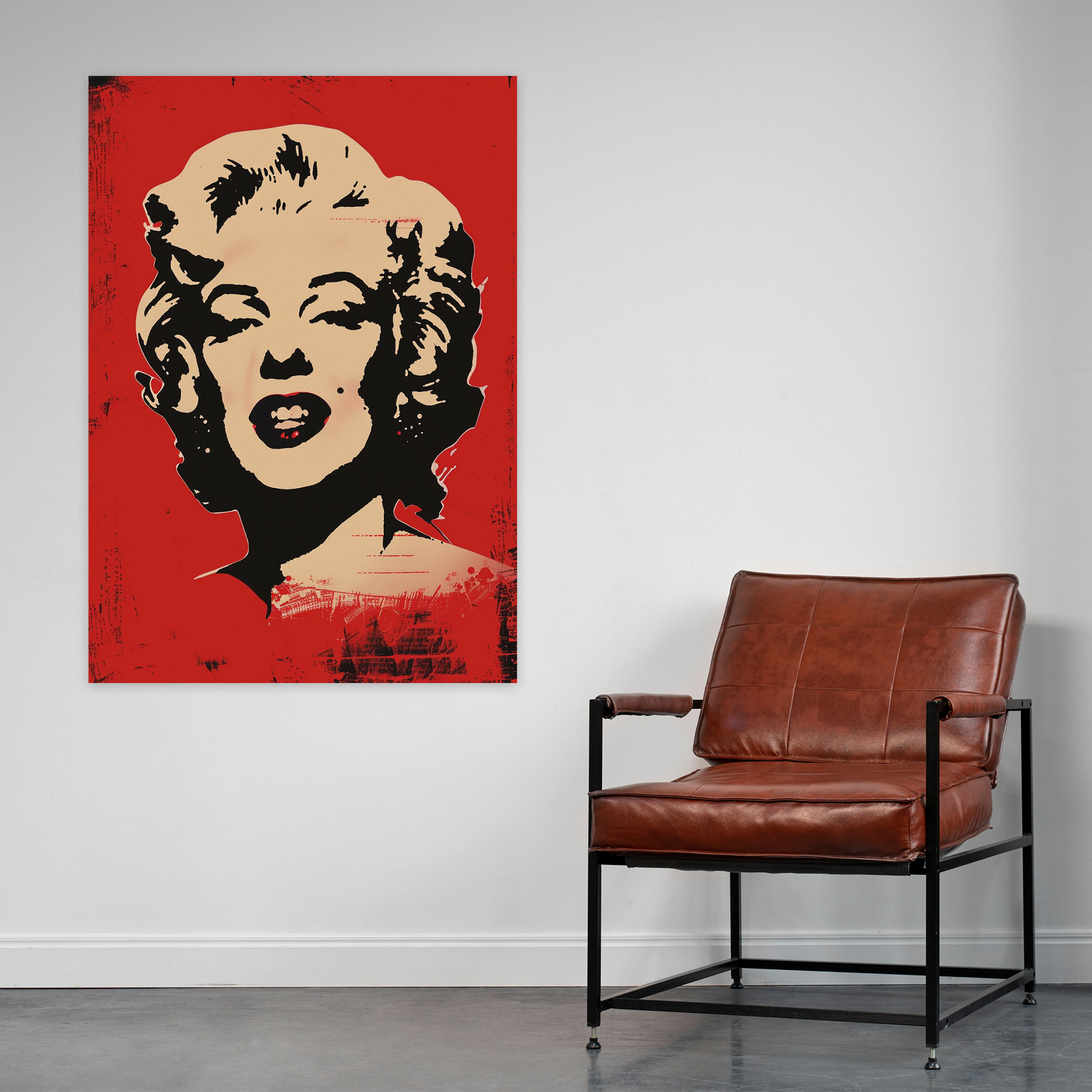 Andy Warhol Kanvas Tablo - Minimalist İkonik Semboller - Ev Dekorasyonu