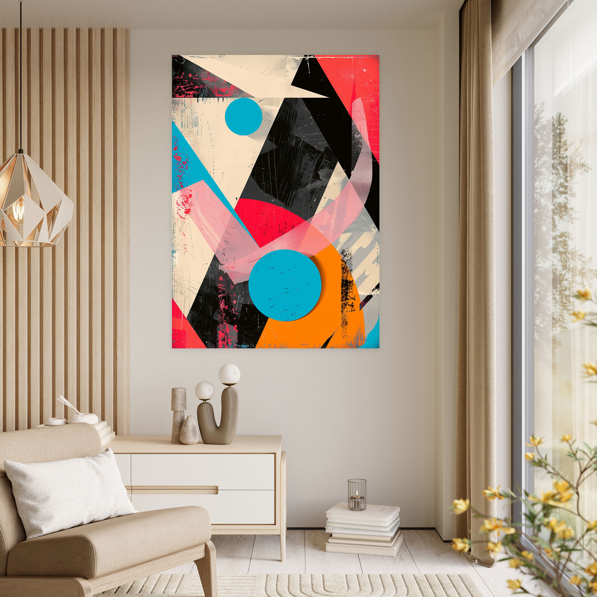 Andy Warhol Geometric Shapes Wall Art - Andy Warhol, Wall Art, Andy Warhol, Canvas
