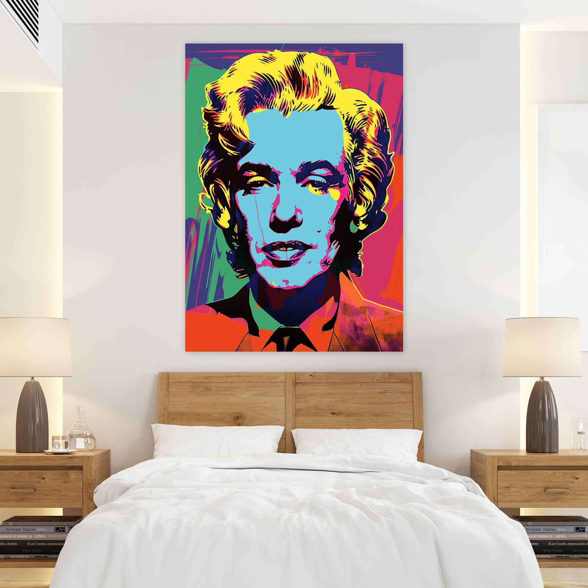 Andy Warhol Celebrity Portraits Canvas Print - Andy Warhol, Home Decoration, Canvas Wall Art, Celebrities