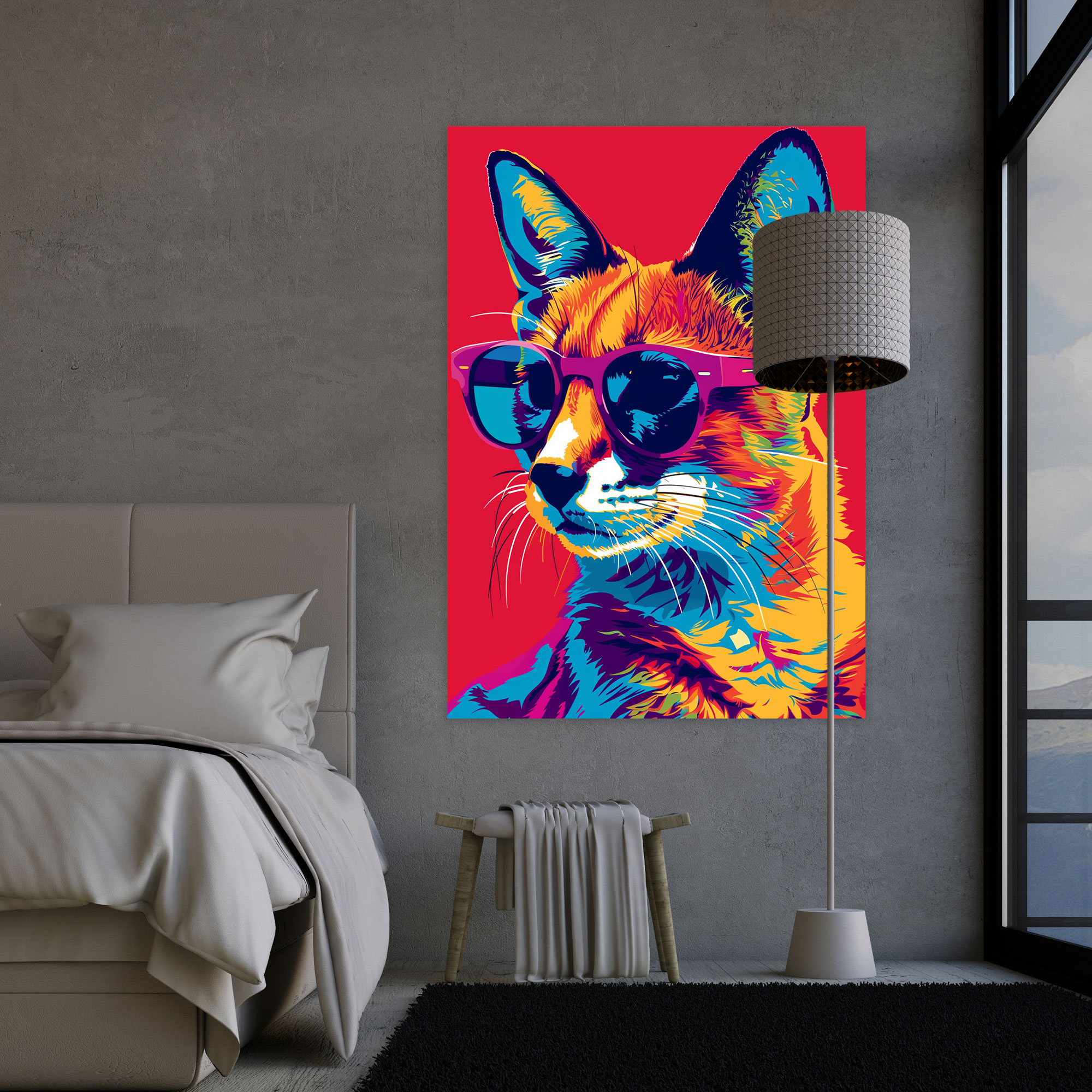 Andy Warhol Animal Illustrations Canvas Print - Andy Warhol, Canvas, Home Decoration, Animals