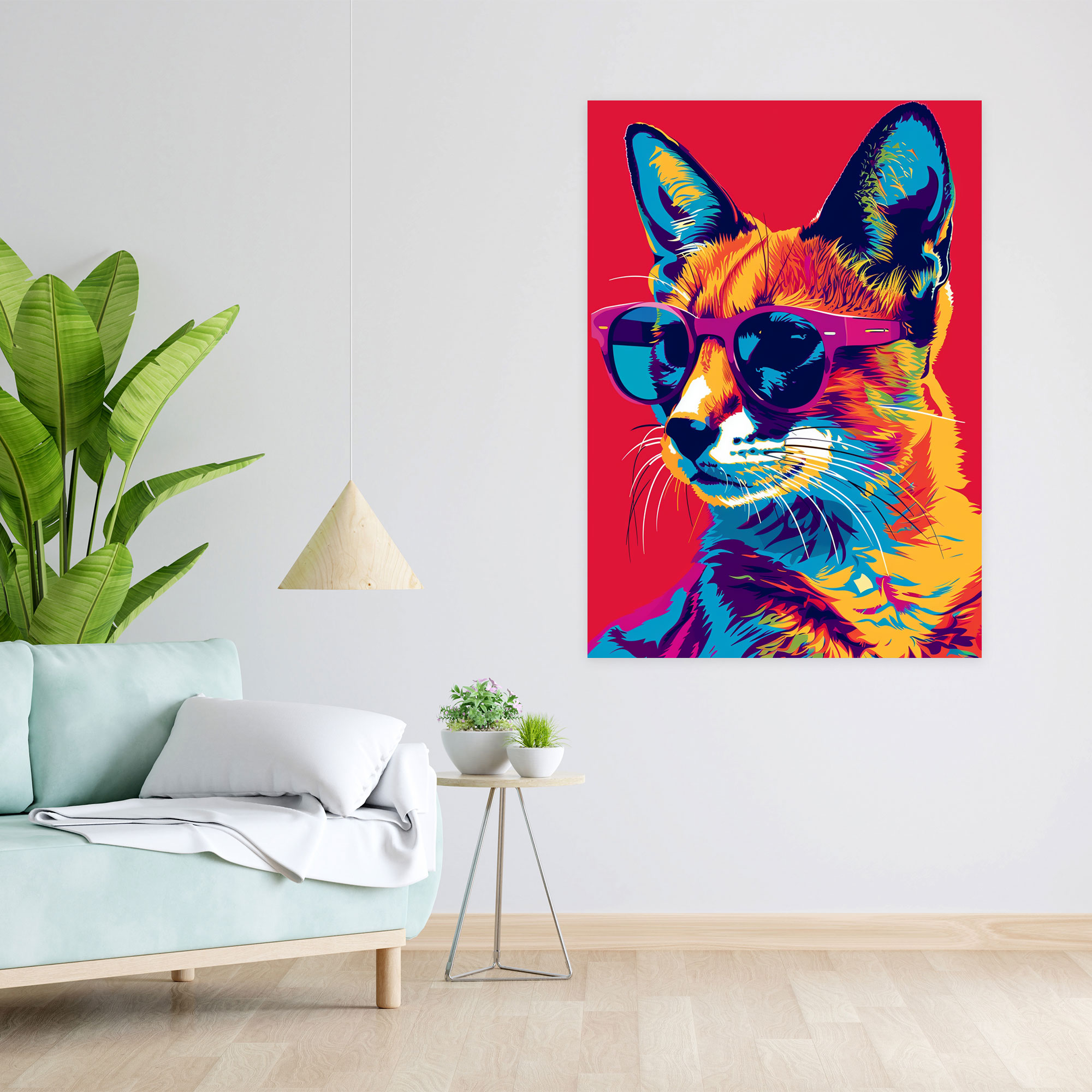 Andy Warhol Animal Illustrations Canvas Print - Andy Warhol, Canvas, Home Decoration, Animals