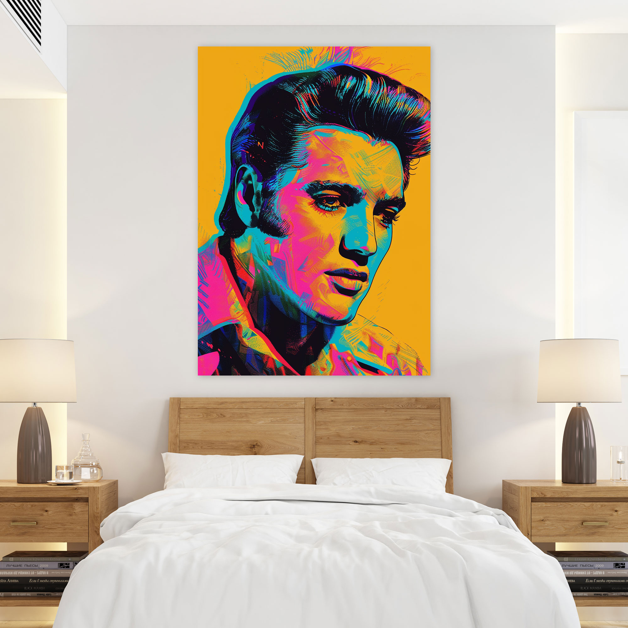 Andy Warhol Wall Art - Elvis Presley Canvas Print - Andy Warhol, Wall Art, Andy Warhol, Canvas Print