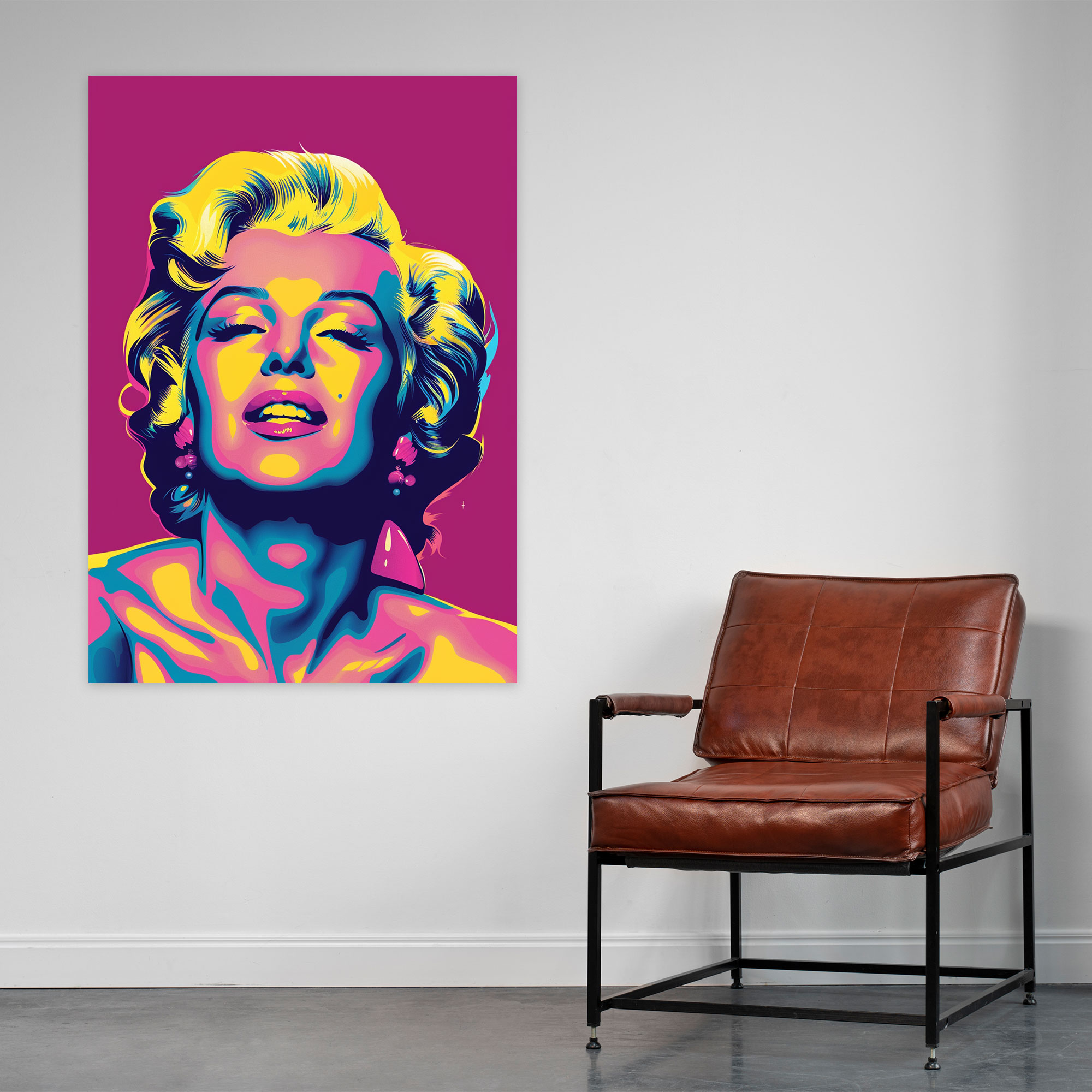 Andy Warhol Marilyn Monroe Portresi Kanvas Tablo - Ev Dekorasyonu