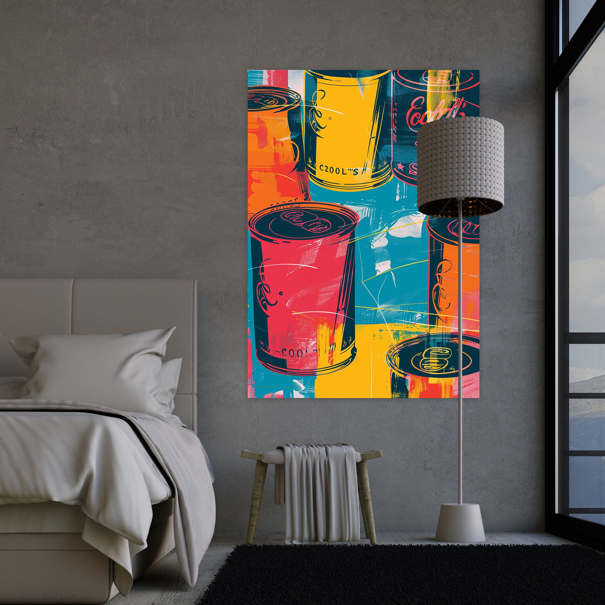 Andy Warhol Wall Art - Campbell's Soup Cans - Andy Warhol, Canvas, Wall Art, Wall Decoration