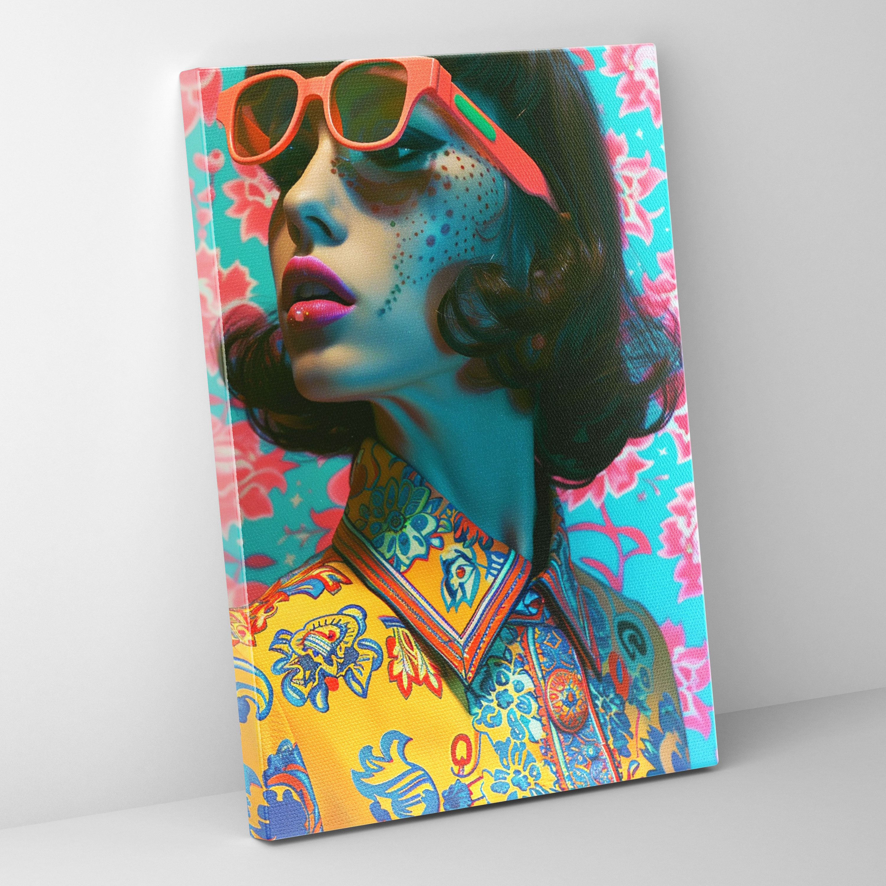 Andy Warhol Kanvas Tablo - Retro Moda Desenleri - Duvar Sanatı