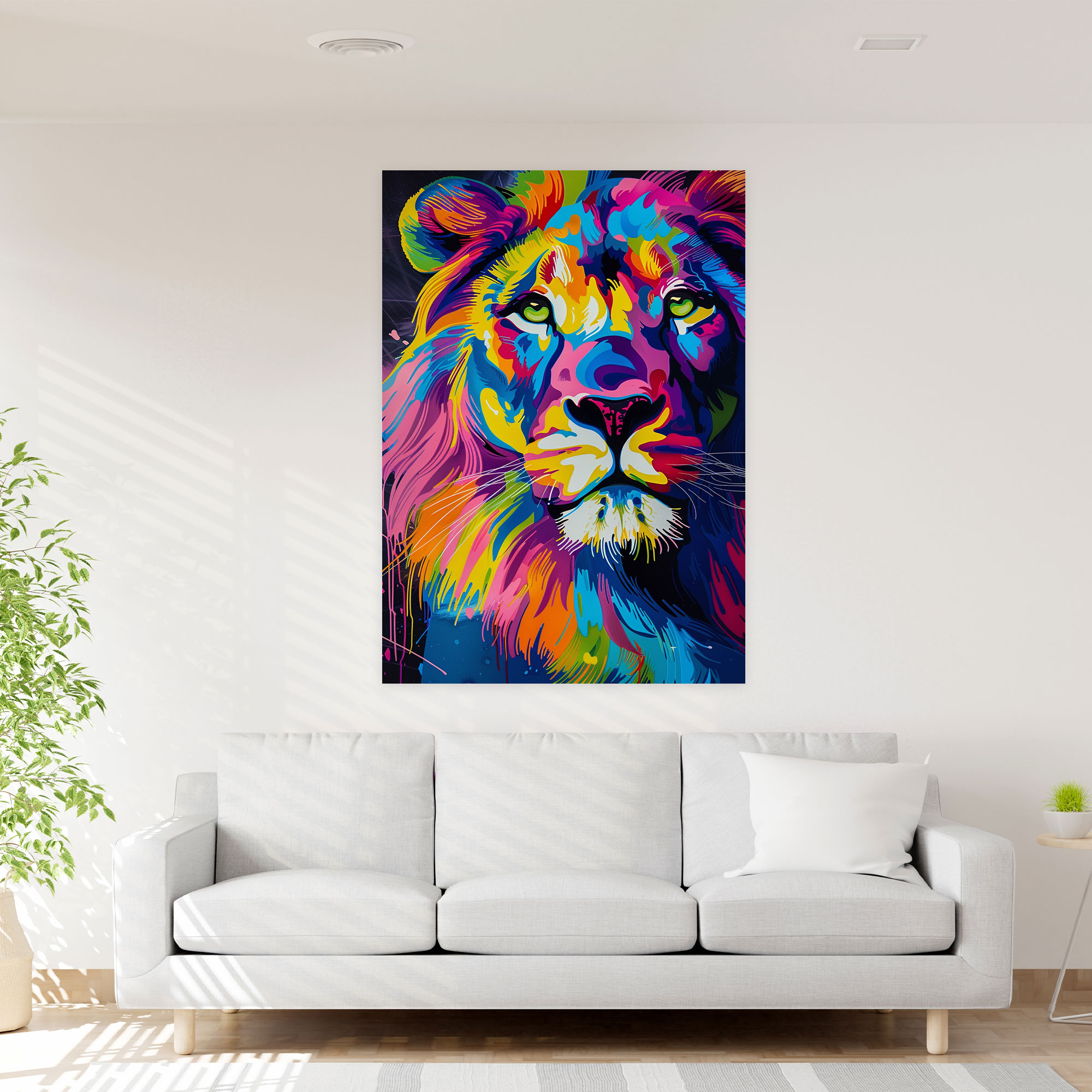 Andy Warhol Wall Art - Vibrant Animal Illustration - Andy Warhol, Wall Art, Andy Warhol, Home Decoration