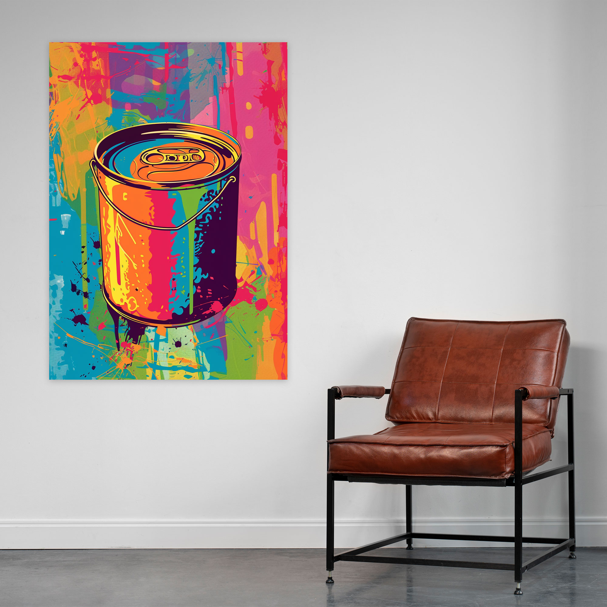 Andy Warhol Pop Art Canvas Print - Andy Warhol, Andy Warhol, Colorful, Canvas Print