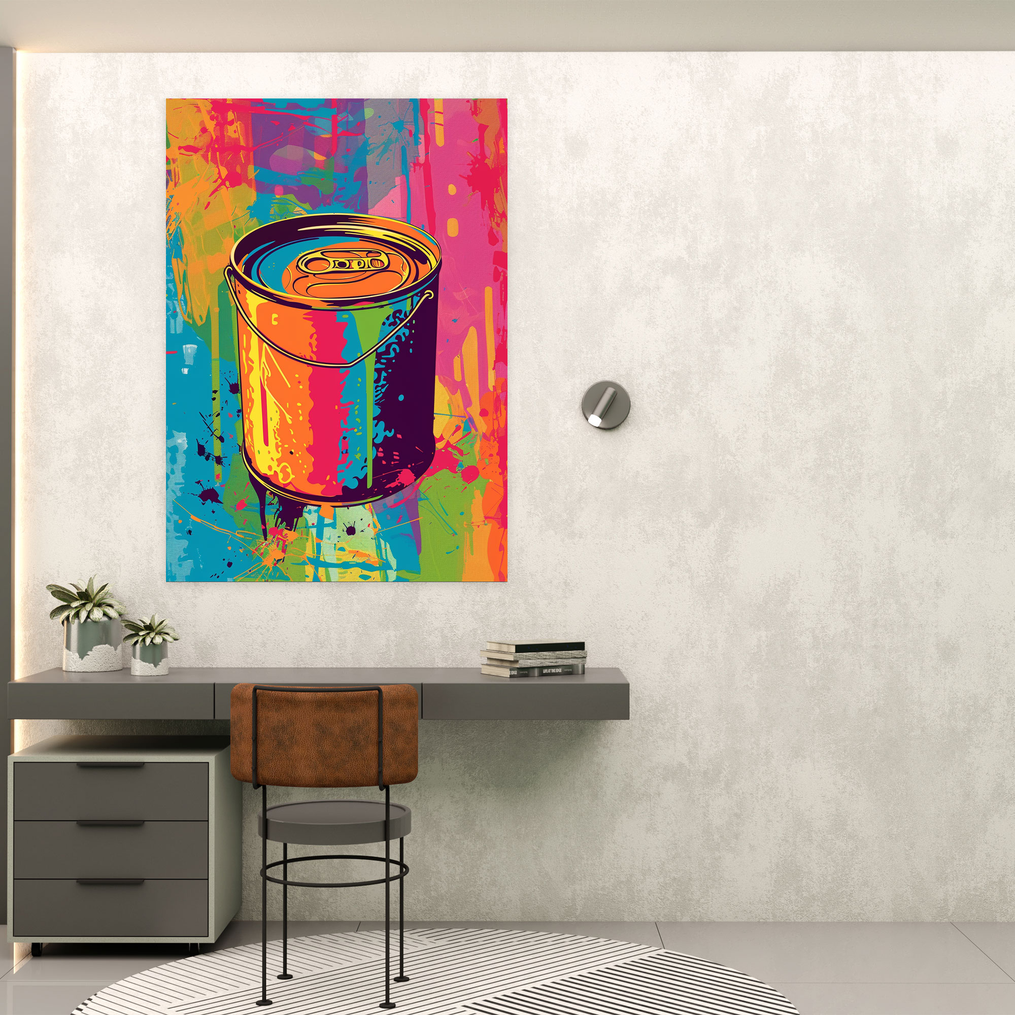 Andy Warhol Pop Art Canvas Print - Andy Warhol, Andy Warhol, Colorful, Canvas Print