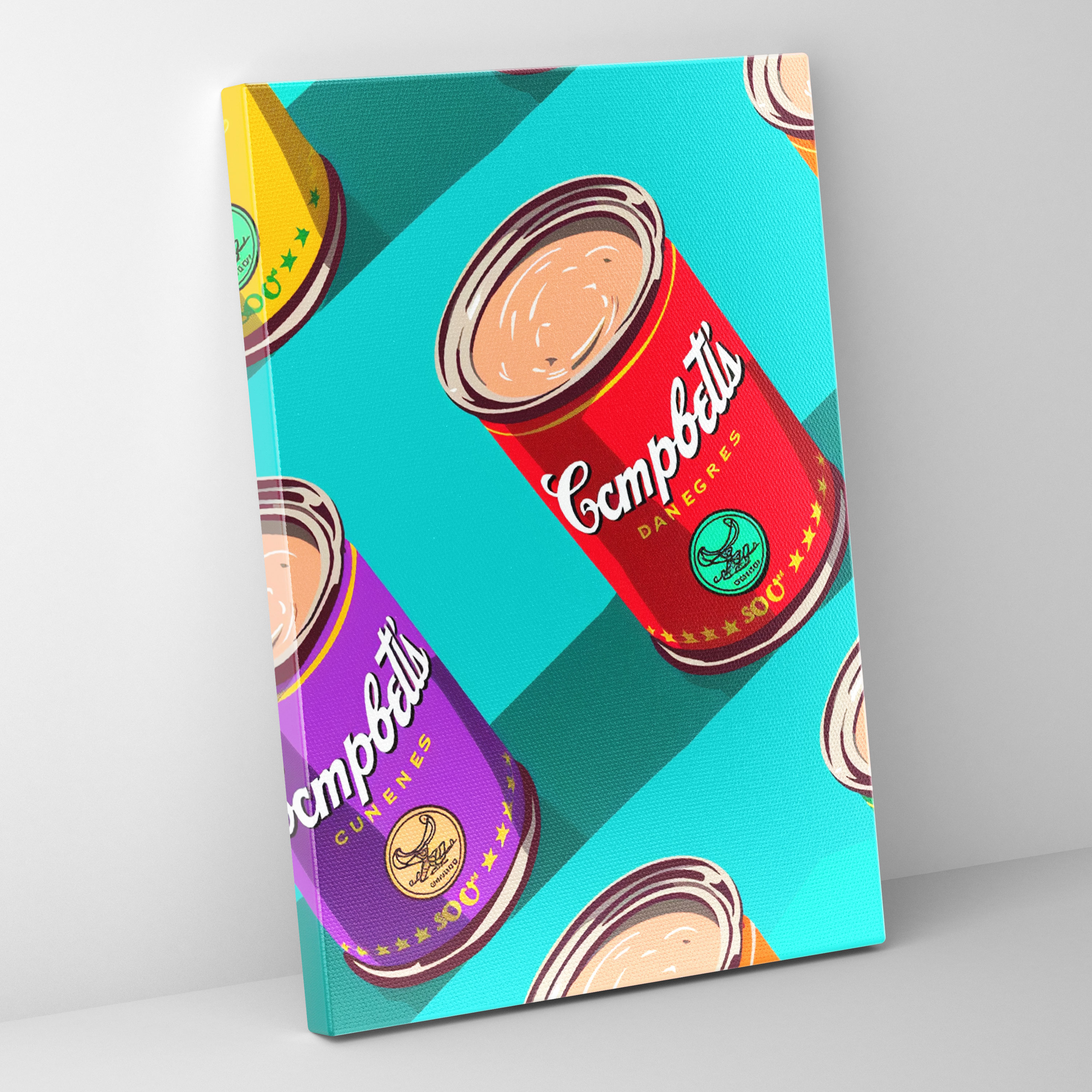 Andy Warhol Campbell's Soup Canvas Print - Andy Warhol, Wall Decoration, Wall Art, Soup Can