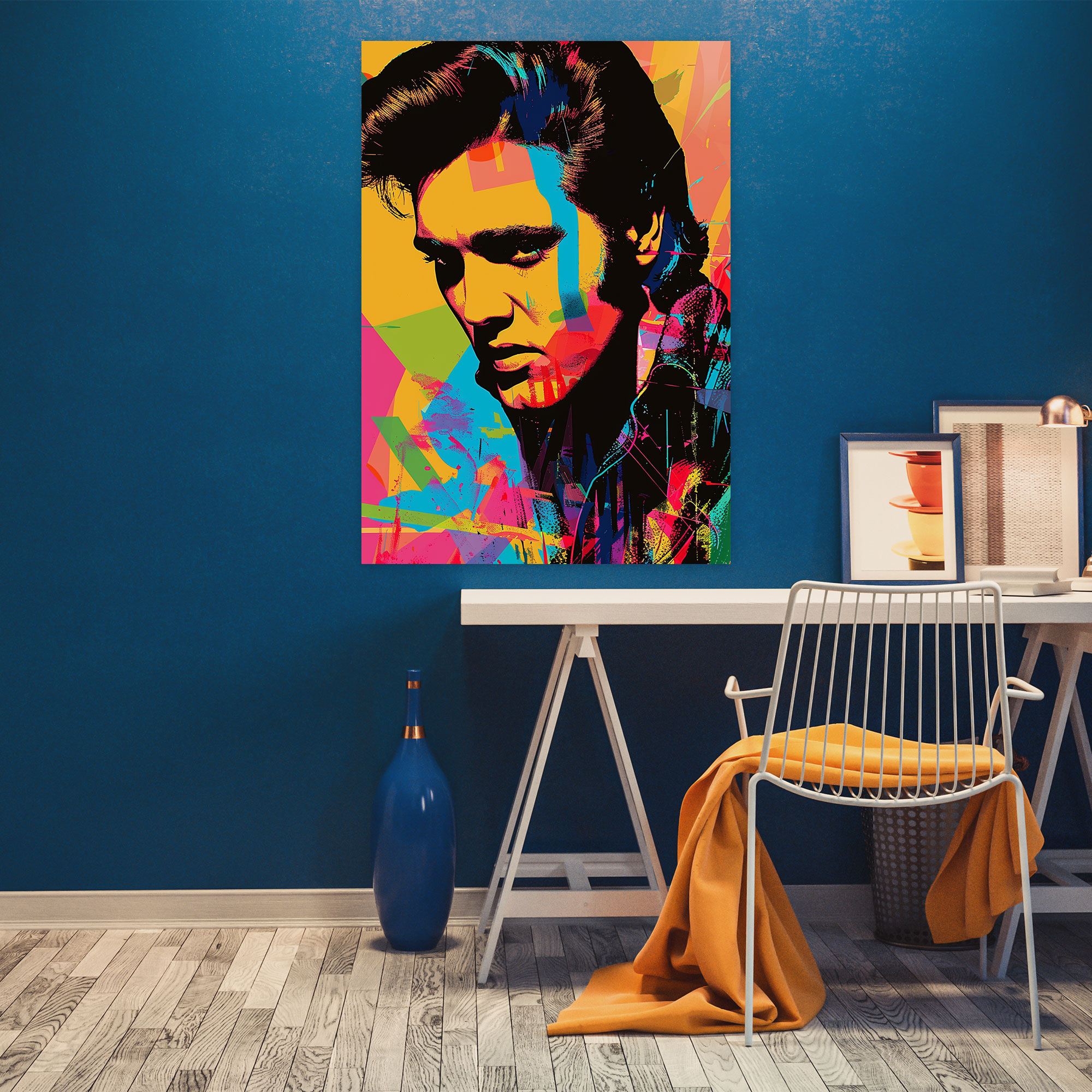 Andy Warhol Elvis Presley Canvas Print - Andy Warhol, Elvis Presley, Portrait, Andy Warhol