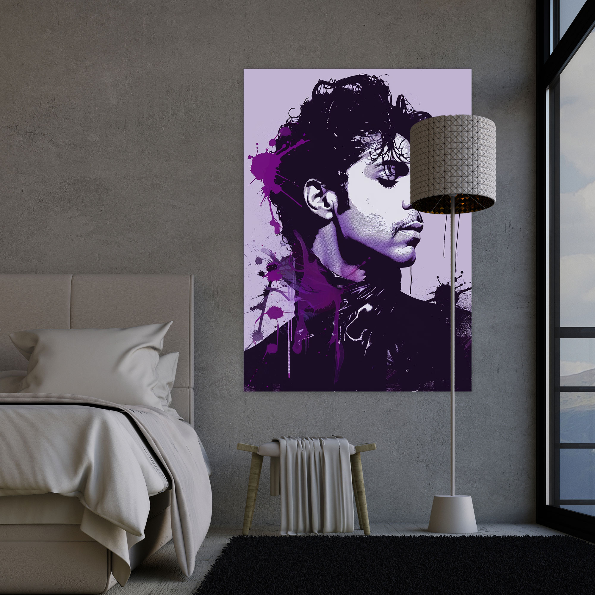 Andy Warhol Prince Canvas Print - Andy Warhol, Portrait, Andy Warhol, Home Decoration
