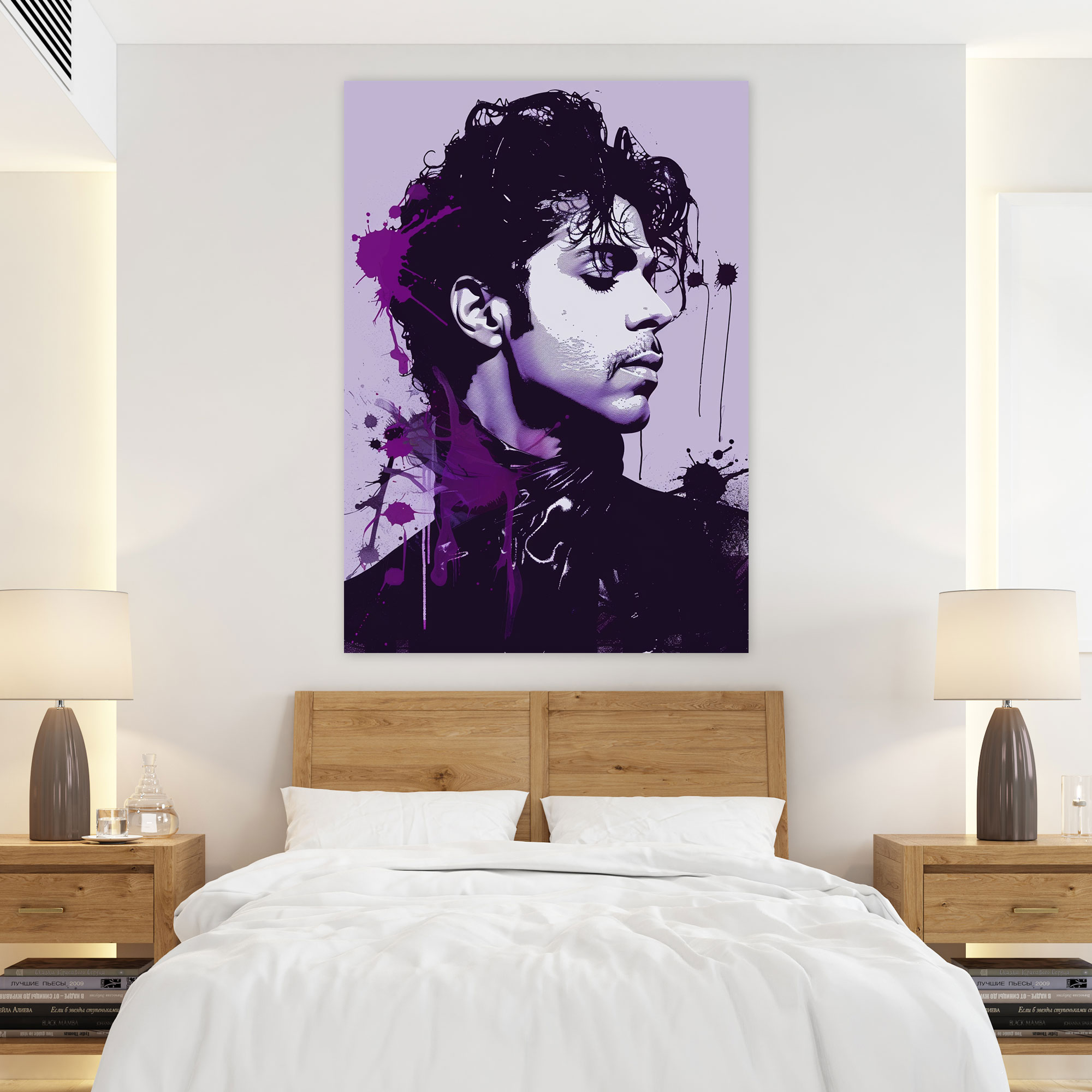 Andy Warhol Prince Canvas Print - Andy Warhol, Portrait, Andy Warhol, Home Decoration
