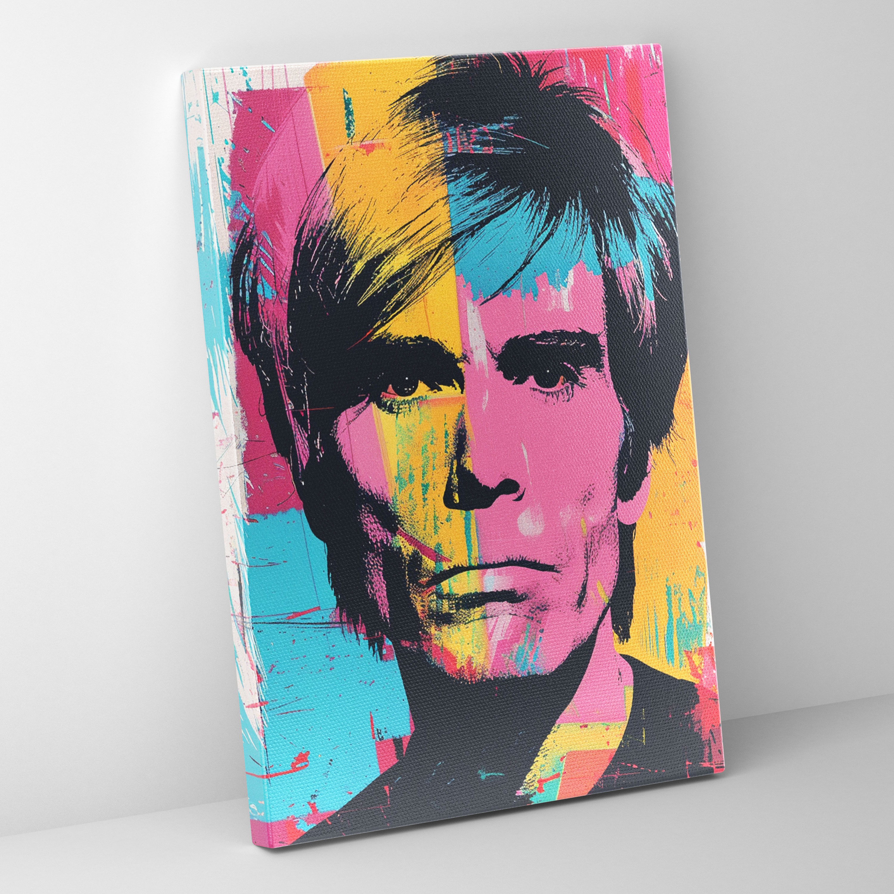 Andy Warhol Tipografi Kanvas Duvar Sanatı - Duvar Dekorasyonu Ev Dekorasyonu Tipografi