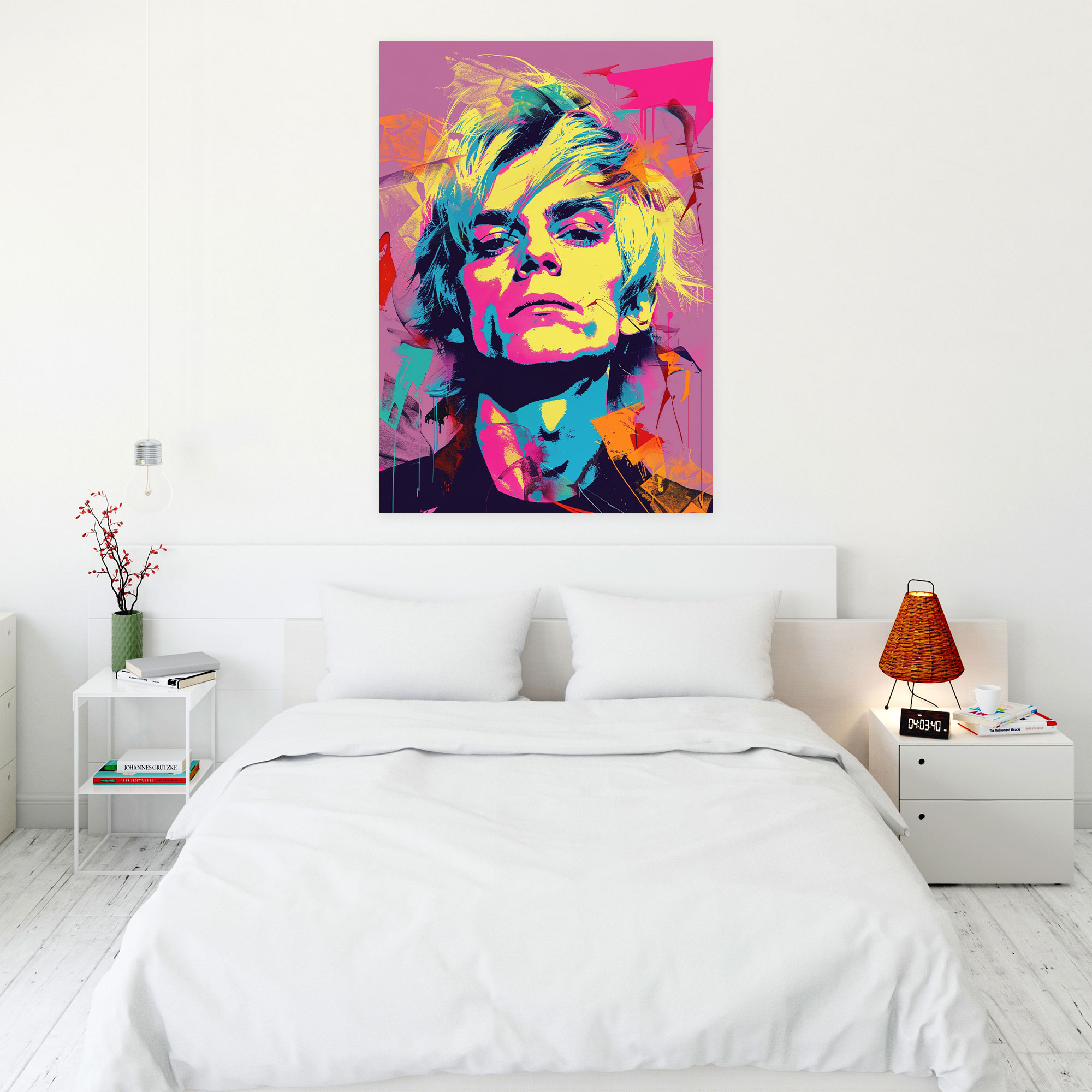 Andy Warhol Canvas Print - Celebrity Pop Art - Andy Warhol, Canvas Print, Andy Warhol, Wall Decoration