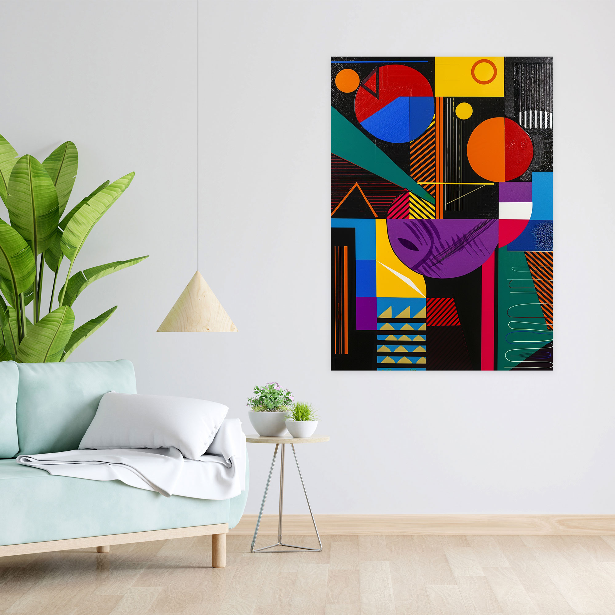 Andy Warhol Canvas Print - Abstract Geometric Design - Andy Warhol, Home Decoration, Wall Art, Andy Warhol