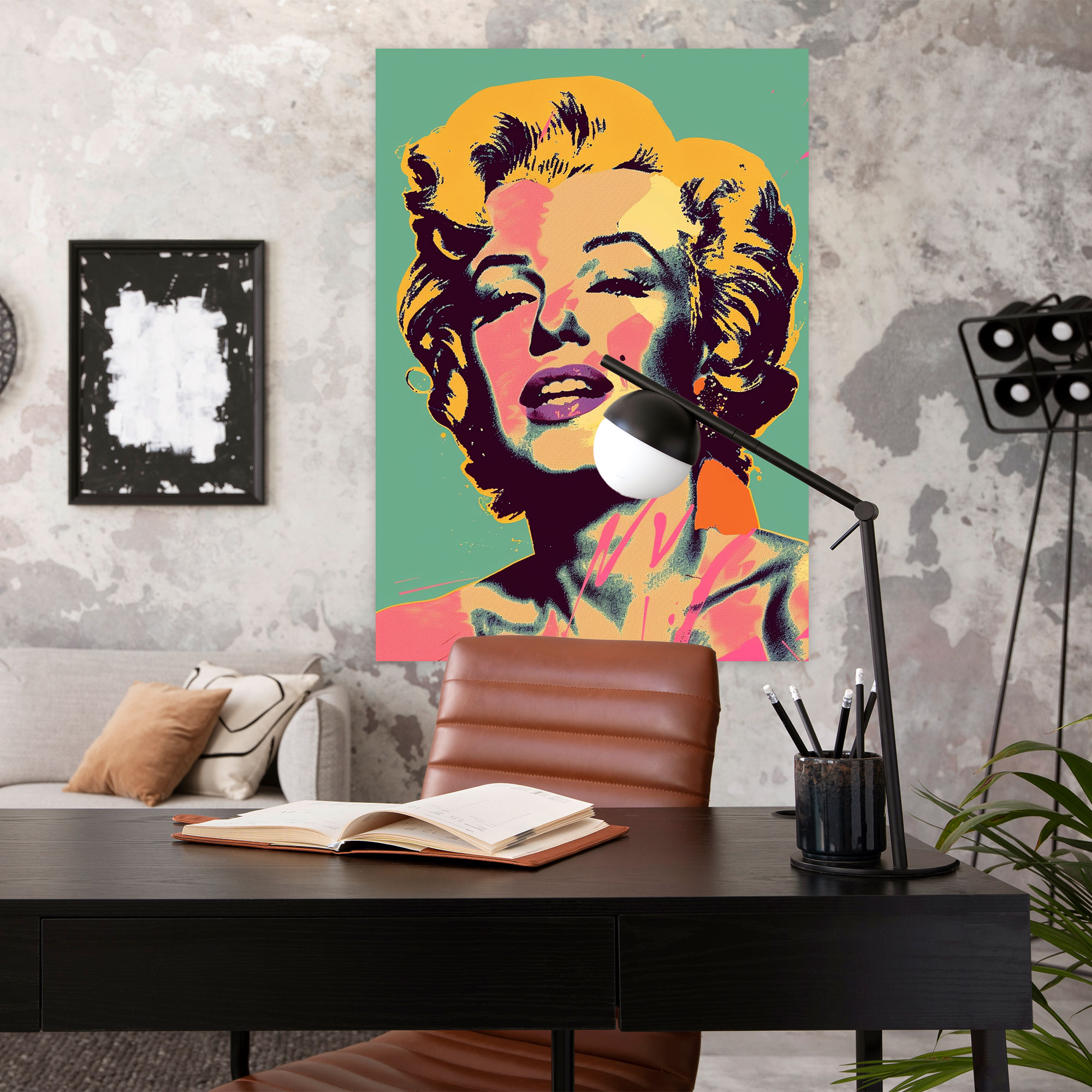 Andy Warhol Wall Art - Marilyn Monroe Retro Print - Andy Warhol, Wall Art, Canvas Print, Canvas Wall Art