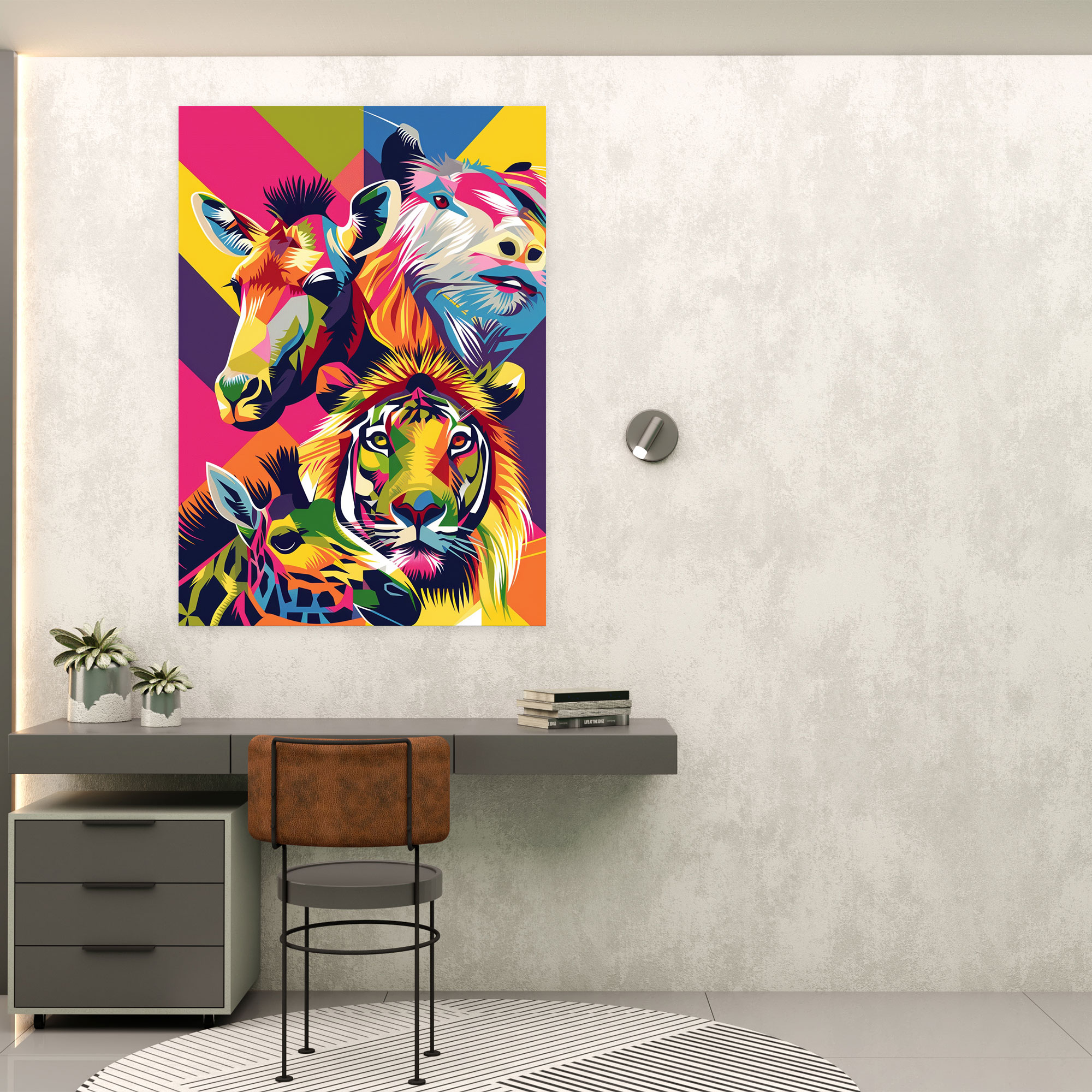 Andy Warhol Canvas Print - Animal Illustration - Andy Warhol, Wall Art, Canvas Wall Art, Home Decoration