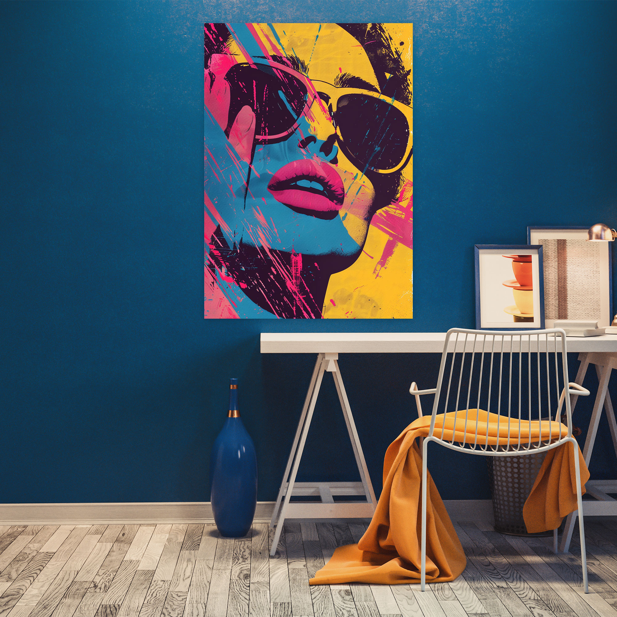 Andy Warhol Wall Art - Typography Pop Art - Andy Warhol, Wall Decoration, Canvas, Canvas Wall Art
