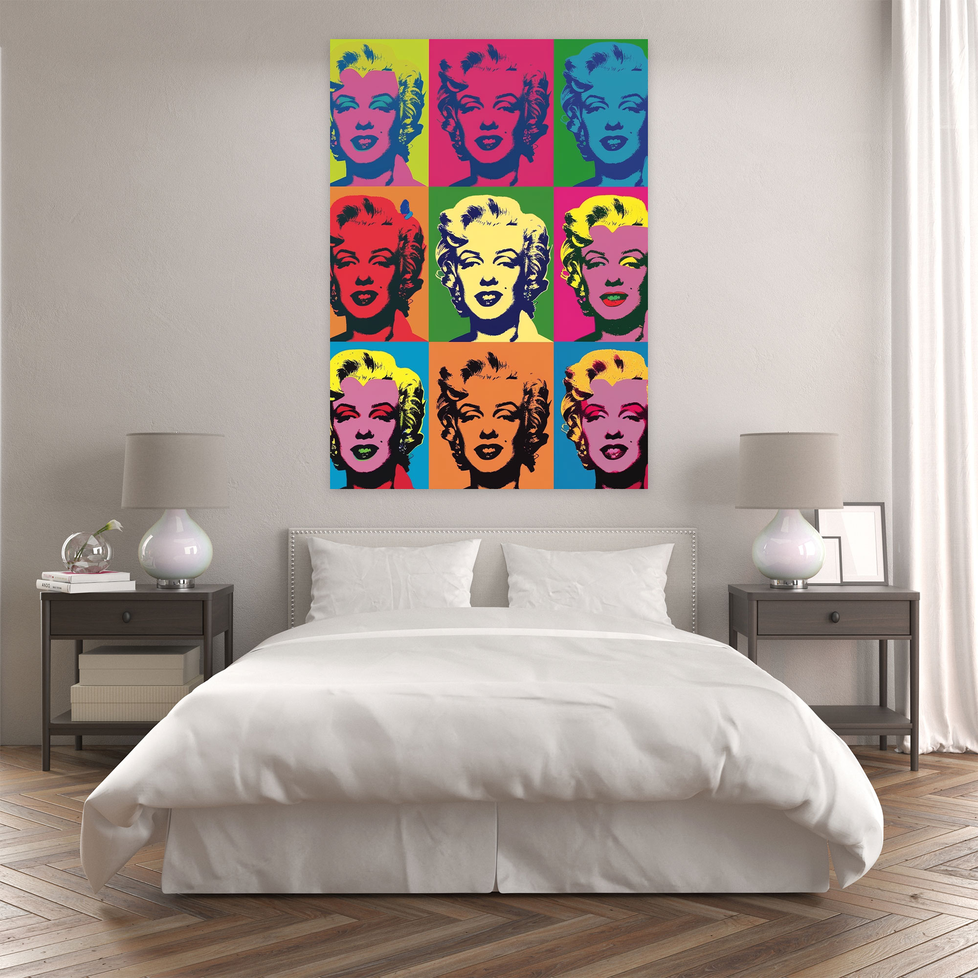 Andy Warhol Marilyn Monroe Canvas Print - Andy Warhol, Canvas Wall Art, Wall Decoration, Canvas