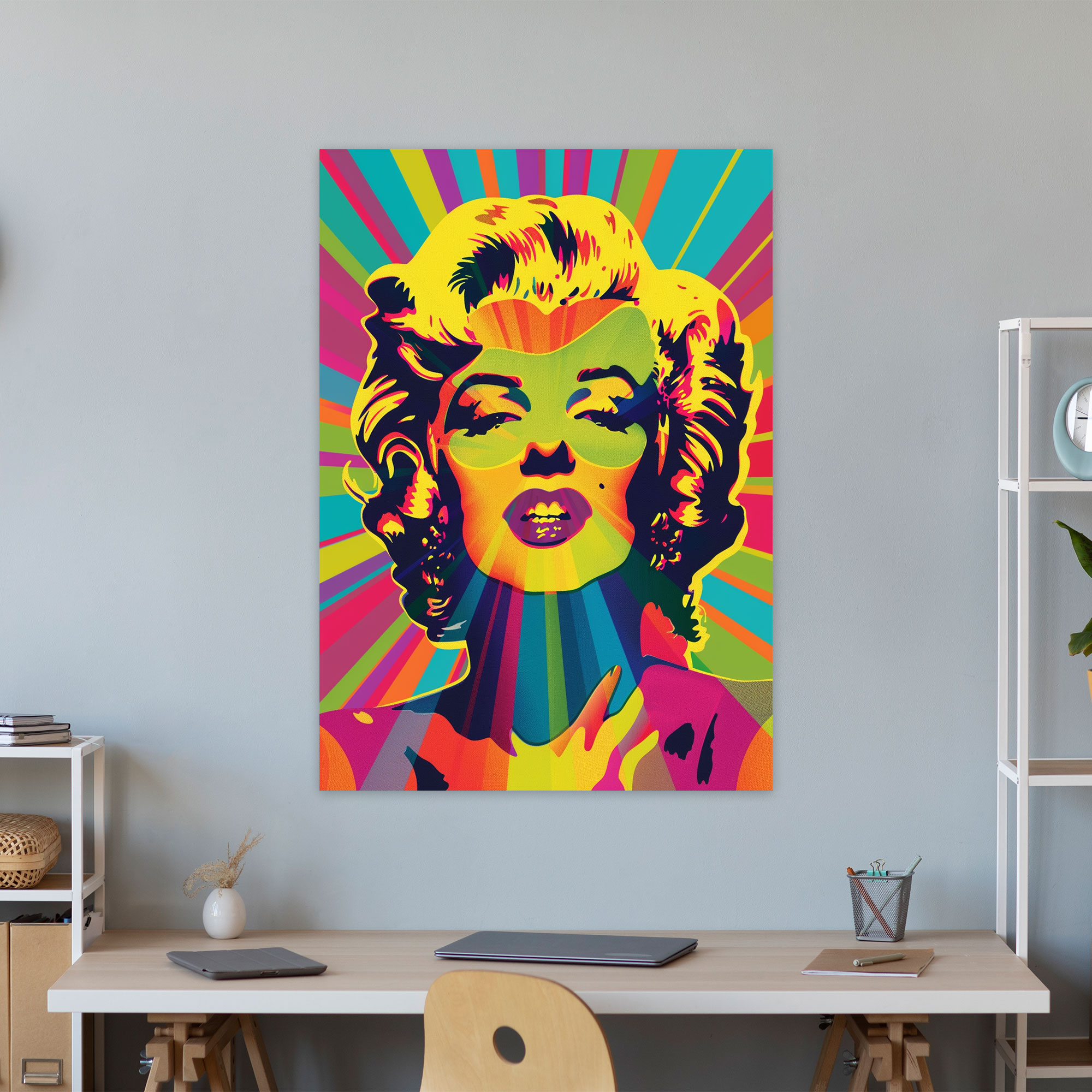 Andy Warhol Neon Marilyn Monroe Wall Decoration - Andy Warhol, Wall Decoration, Home Decoration, Andy Warhol