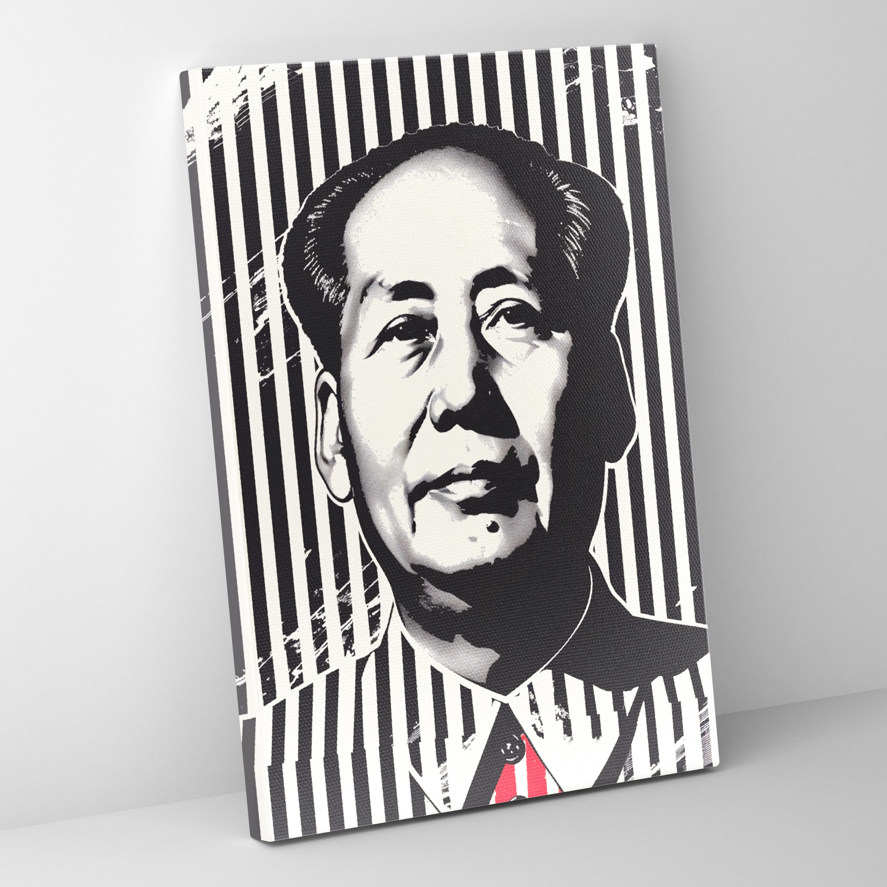 Andy Warhol Başkan Mao Kanvas Tablo - Duvar Dekorasyonu