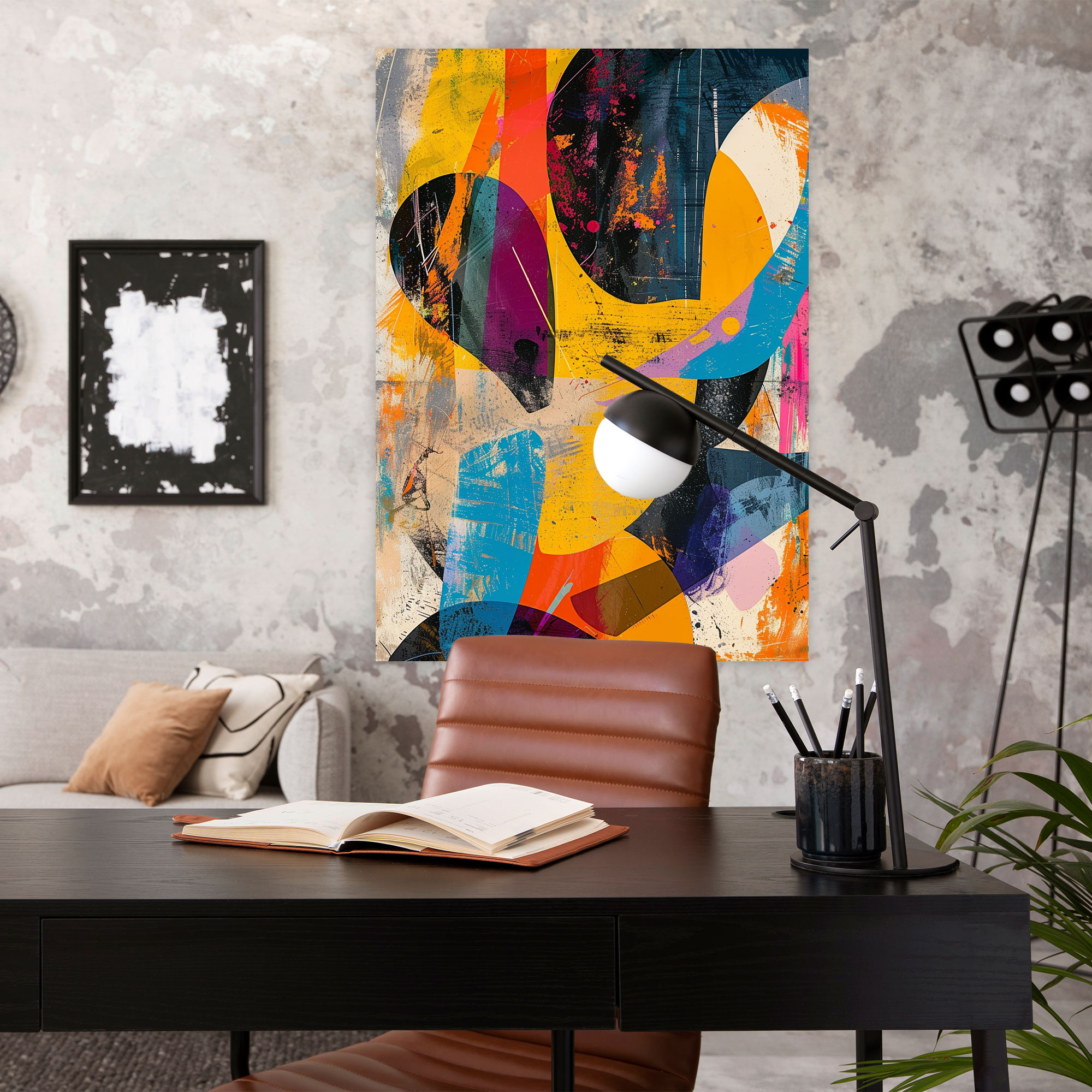 Andy Warhol Abstract Shapes Wall Art - Andy Warhol, Canvas, Home Decoration, Wall Decoration