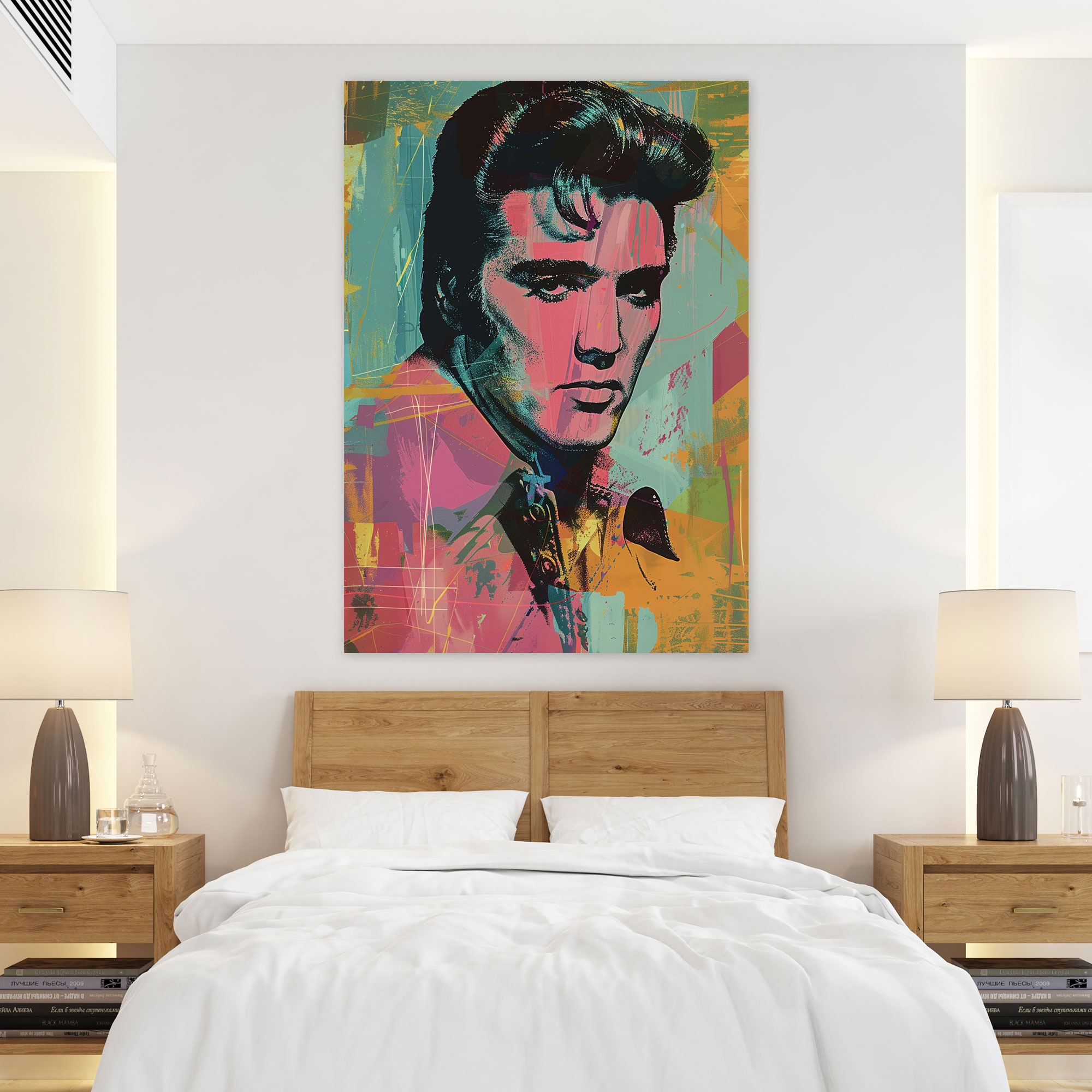 Andy Warhol Elvis Presley Canvas Print - Andy Warhol, Andy Warhol, Canvas Print, Wall Decoration