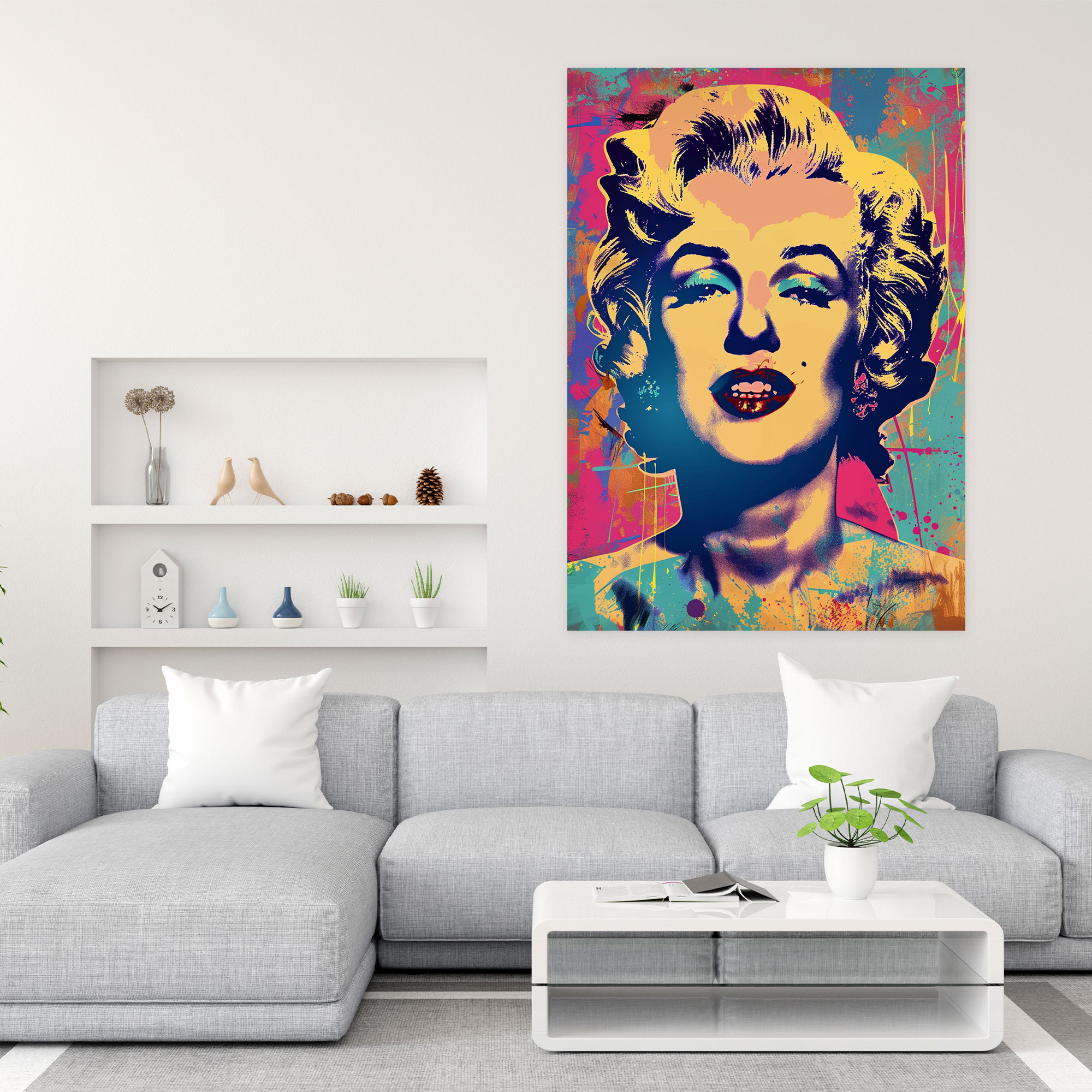 Andy Warhol Canvas Print - Andy Warhol, Andy Warhol, Canvas Wall Art, Wall Art