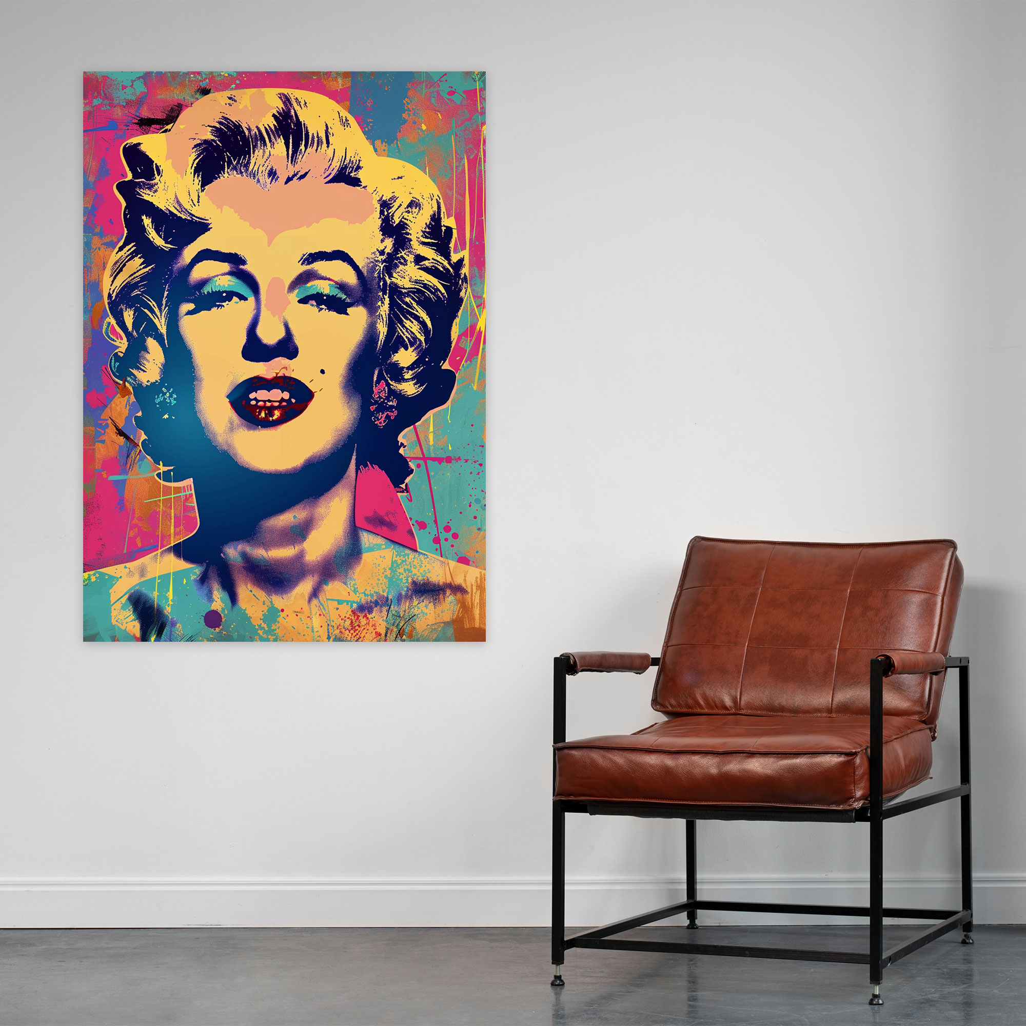 Andy Warhol Canvas Print - Andy Warhol, Andy Warhol, Canvas Wall Art, Wall Art
