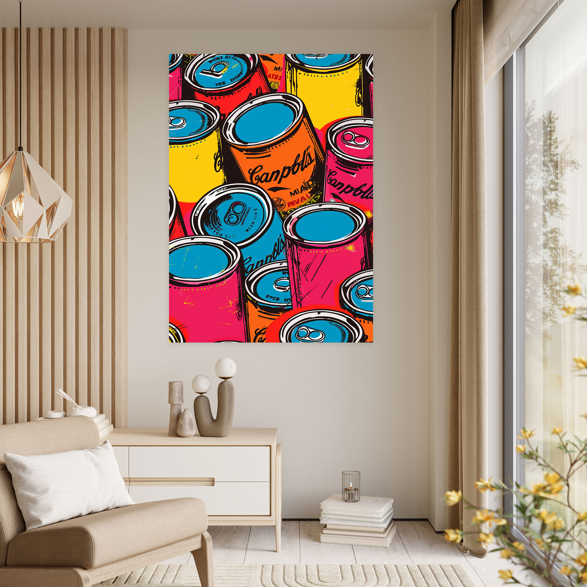 Pop Art Andy Warhol Canvas Print - Andy Warhol, Wall Art, Canvas Print, Andy Warhol