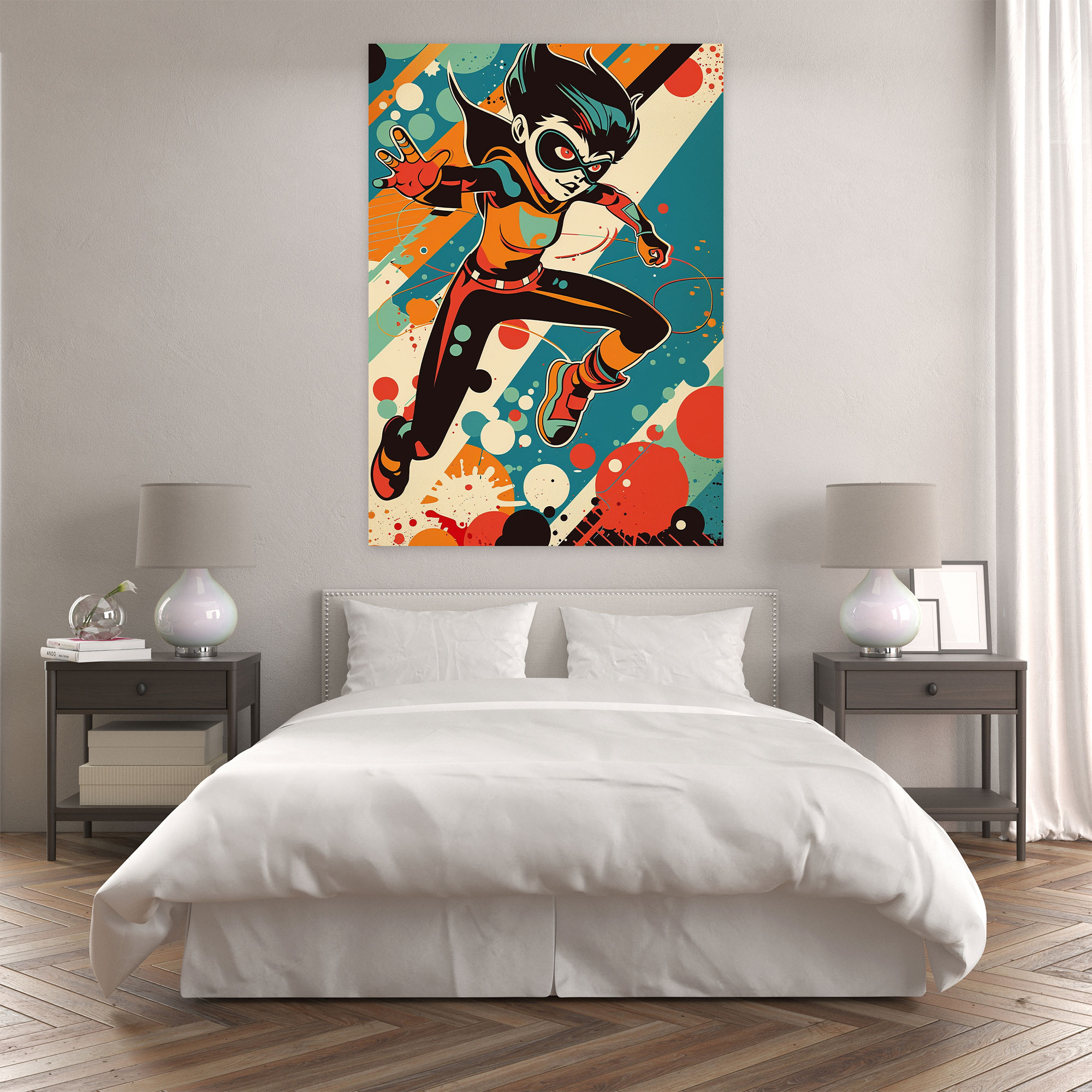 Retro Andy Warhol Canvas Print - Andy Warhol, Wall Art, Home Decoration, Canvas Print