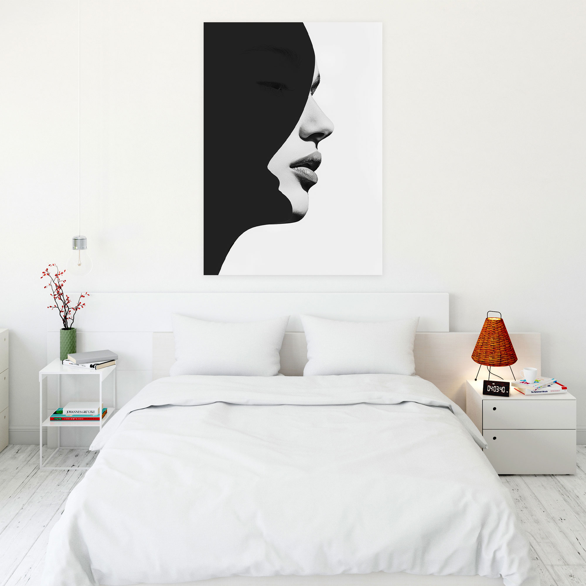 Minimalist Andy Warhol Kanvas Tablo - Modern Tasarım Sanat Dekorasyon