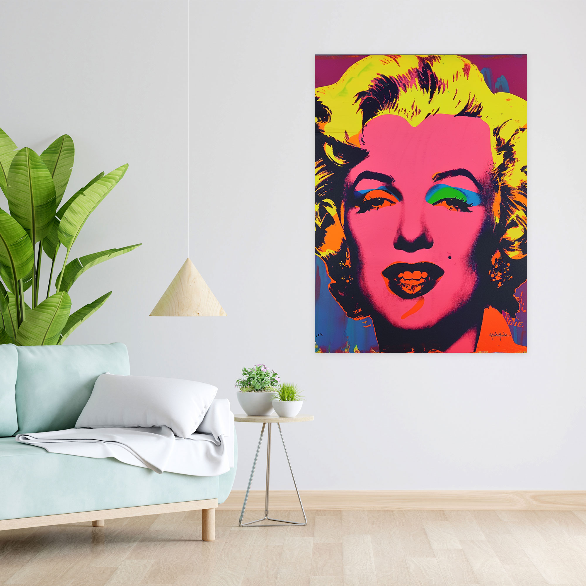 Andy Warhol Marilyn Monroe Canvas Print - Andy Warhol, Pop Art, Home Decoration, Wall Art