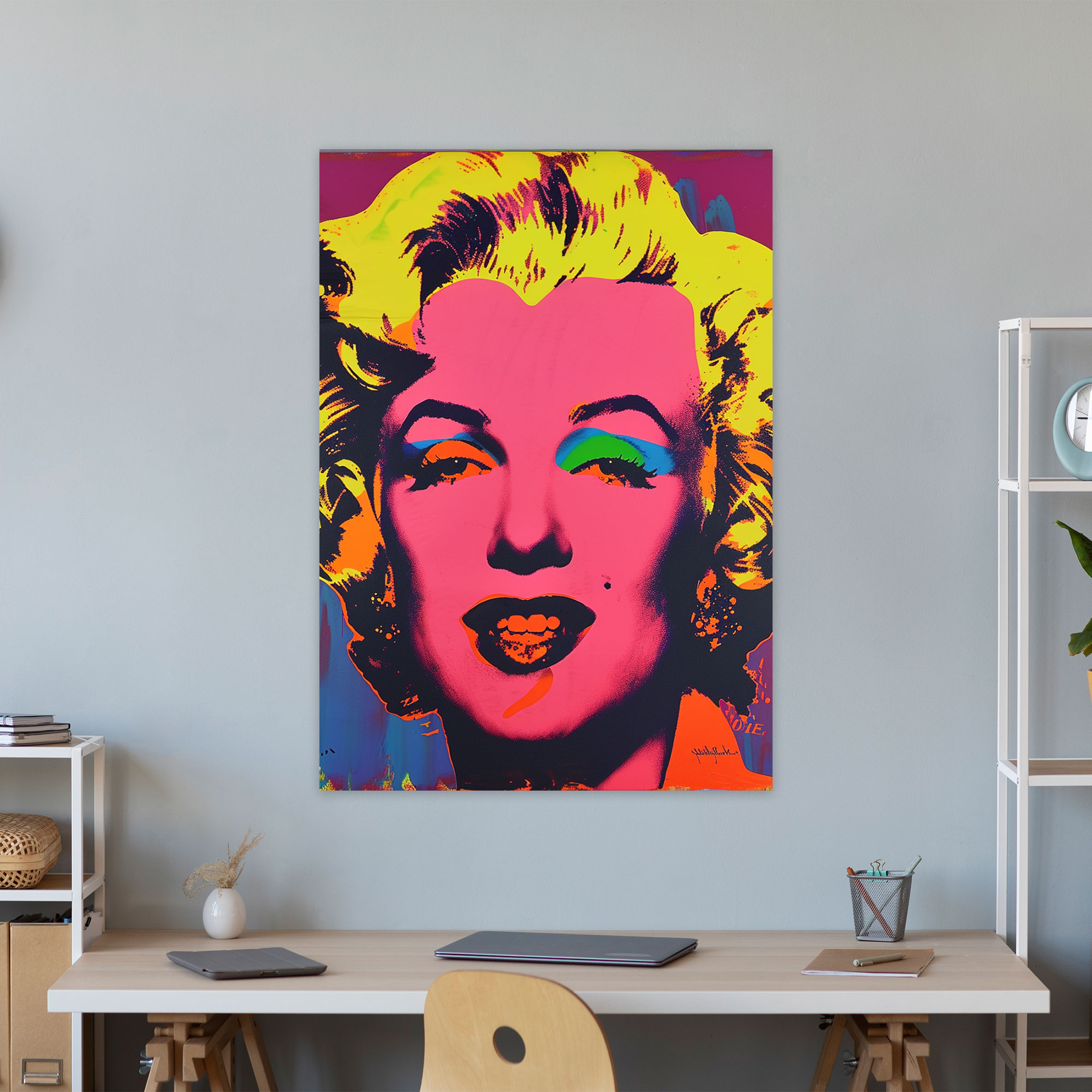 Andy Warhol Marilyn Monroe Canvas Print - Andy Warhol, Pop Art, Home Decoration, Wall Art