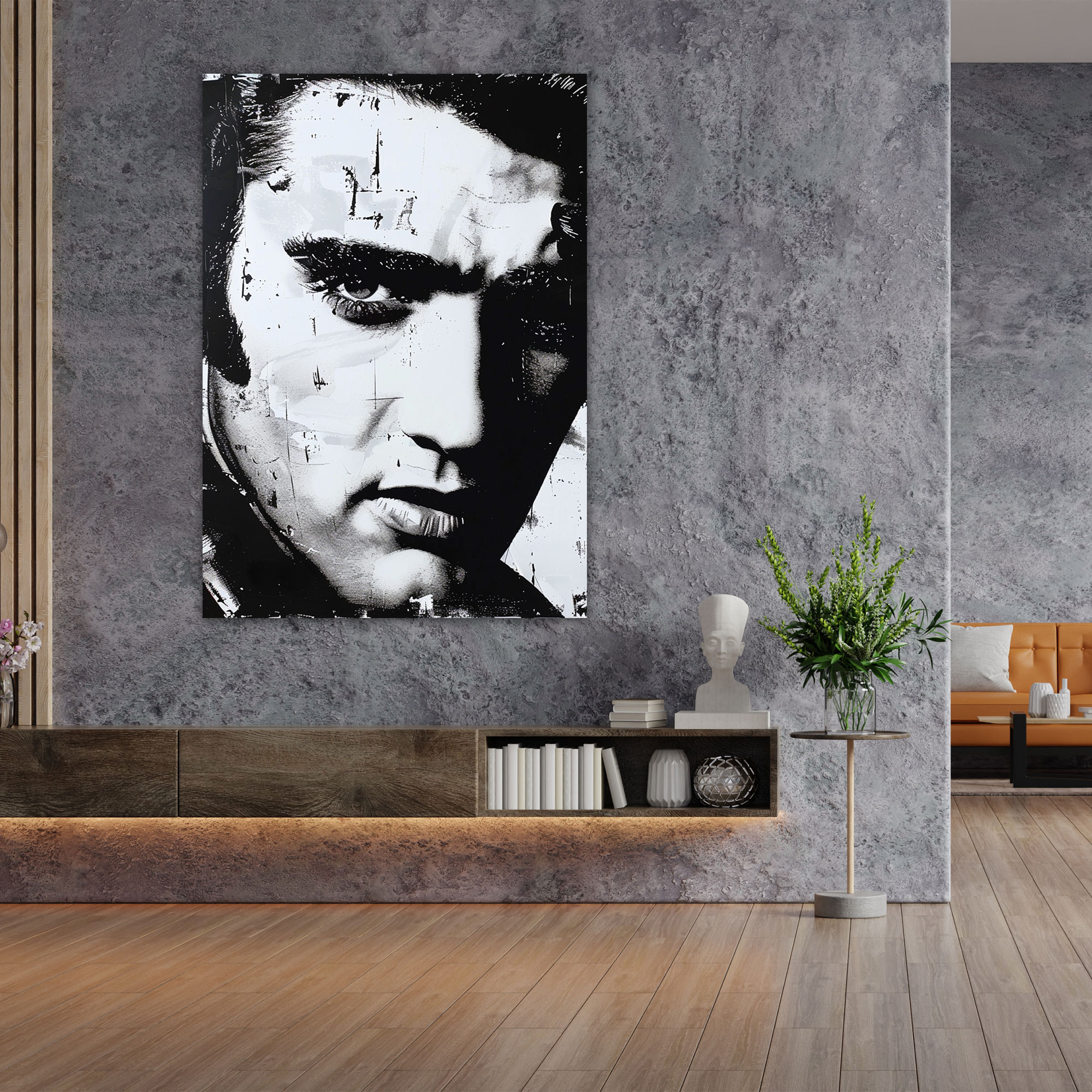 Andy Warhol Elvis Presley Canvas Print - Andy Warhol, Home Decoration, Wall Art, Andy Warhol