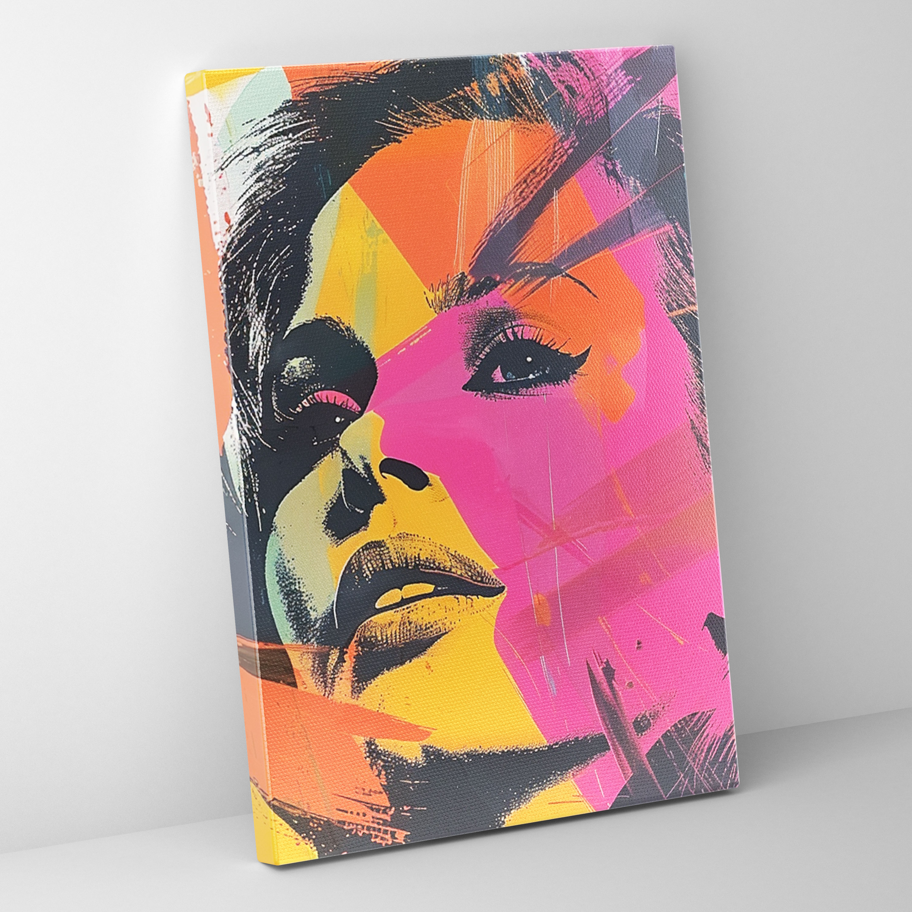 Andy Warhol Abstract Art Canvas Print - Andy Warhol, Modern, Abstract Art, Wall Decoration