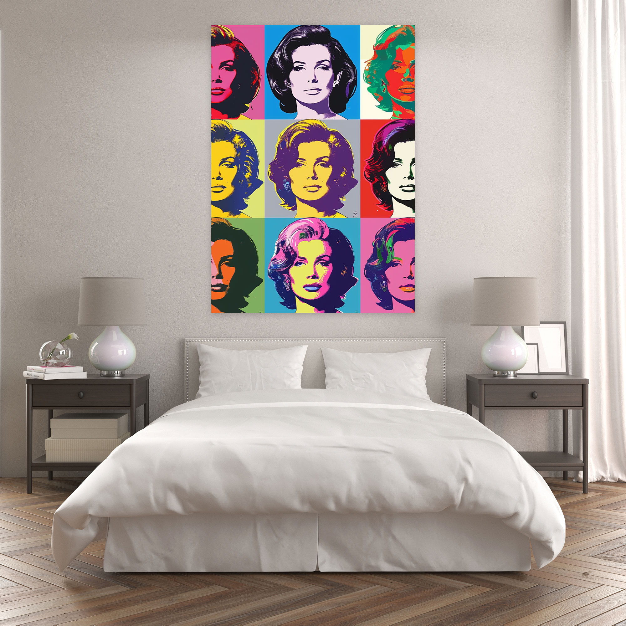 Andy Warhol Celebrity Portraits Canvas Print - Andy Warhol, Andy Warhol, Canvas Print, Home Decoration