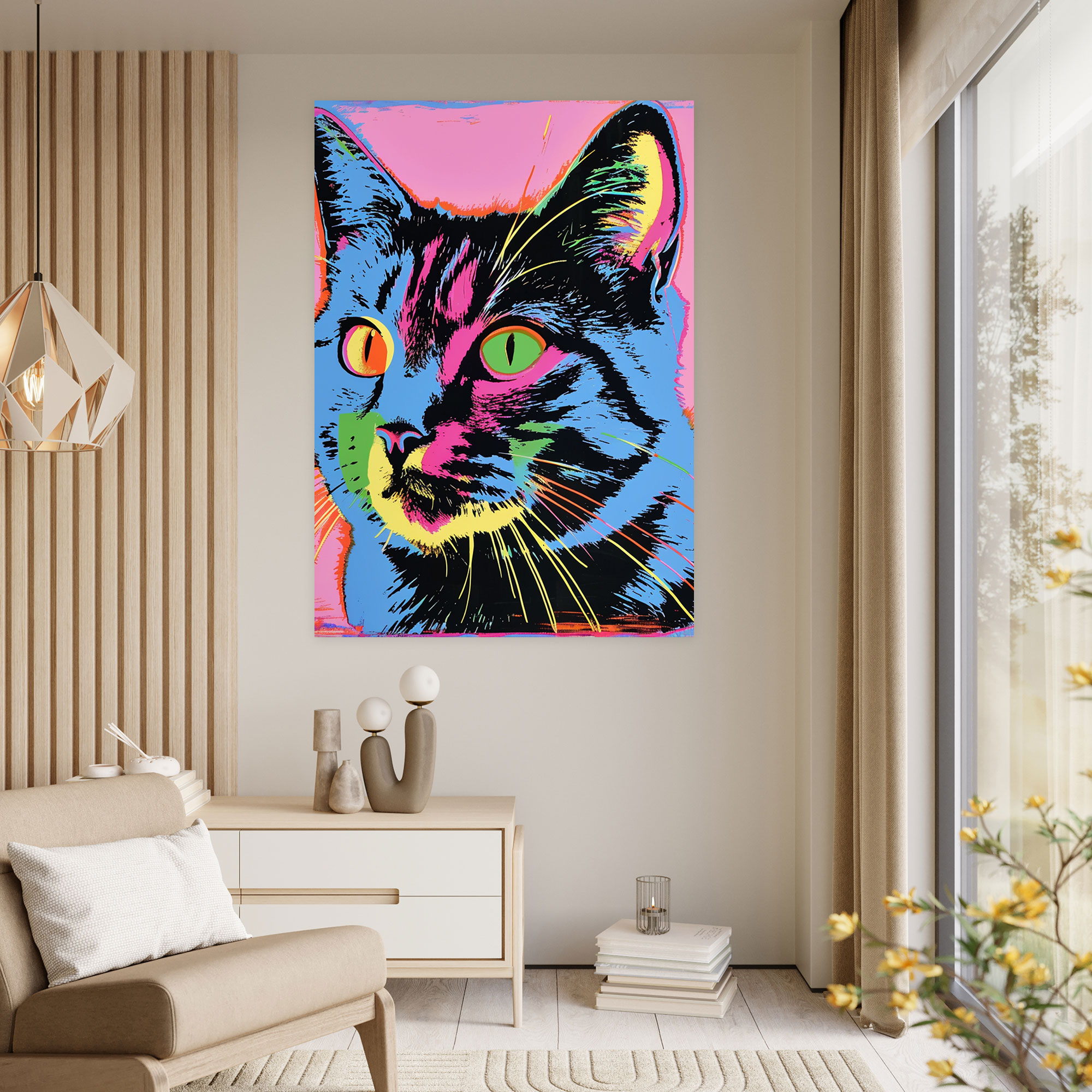 Andy Warhol Animals Canvas Print - Andy Warhol, Colorful, Andy Warhol, Wall Art