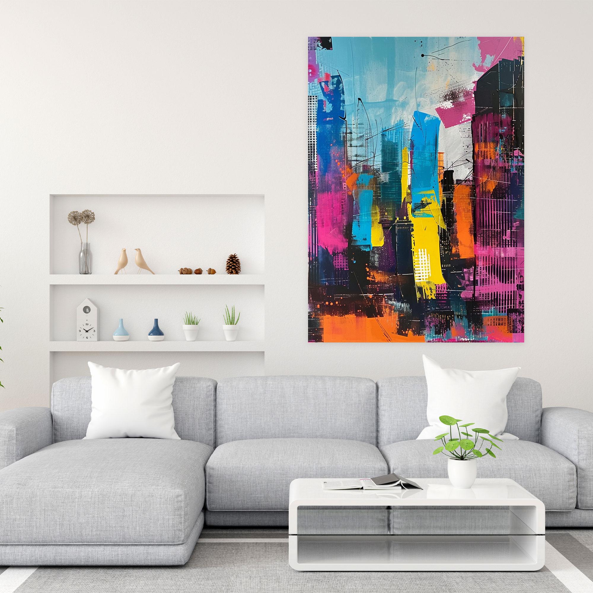 Andy Warhol Cityscape Wall Art - Andy Warhol, Wall Art, Andy Warhol, Wall Decoration