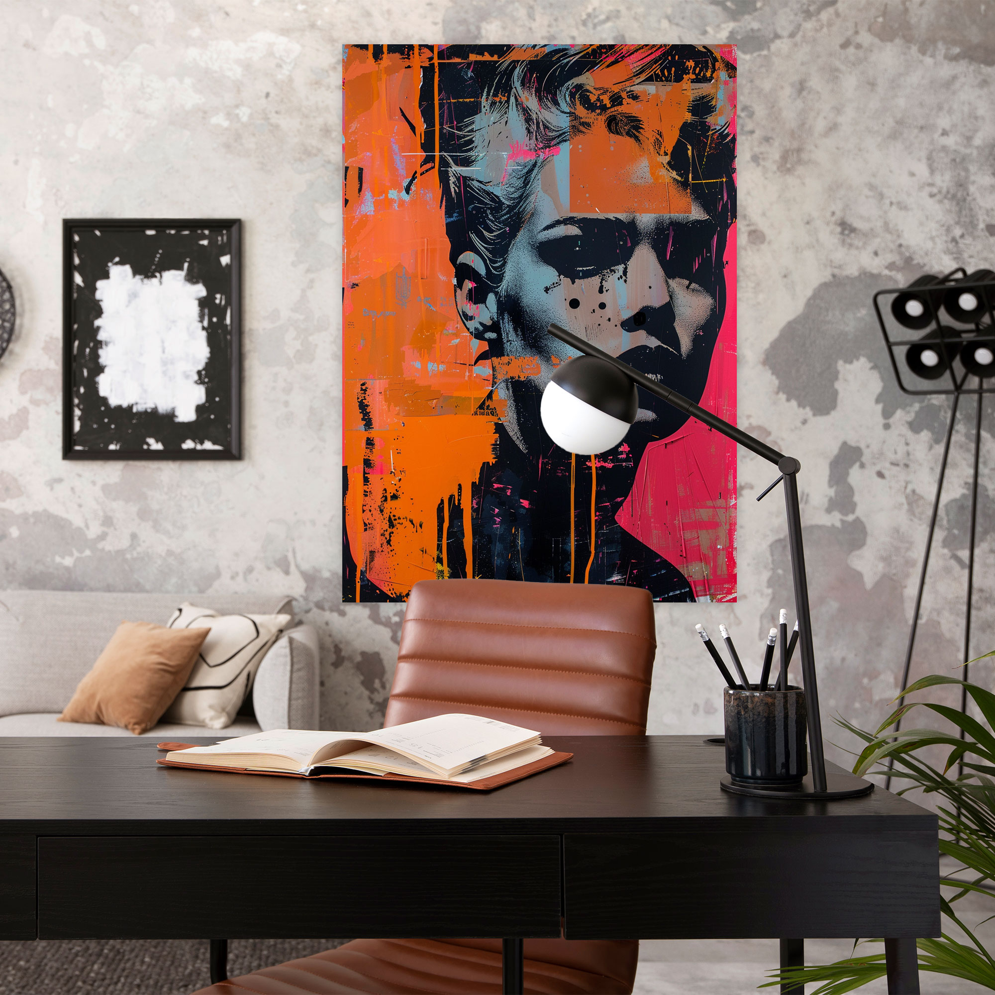 Bold Graffiti Street Art Wall Decoration - Andy Warhol Inspired Canvas Print - Andy Warhol, Graffiti, Wall Decoration, Wall Art
