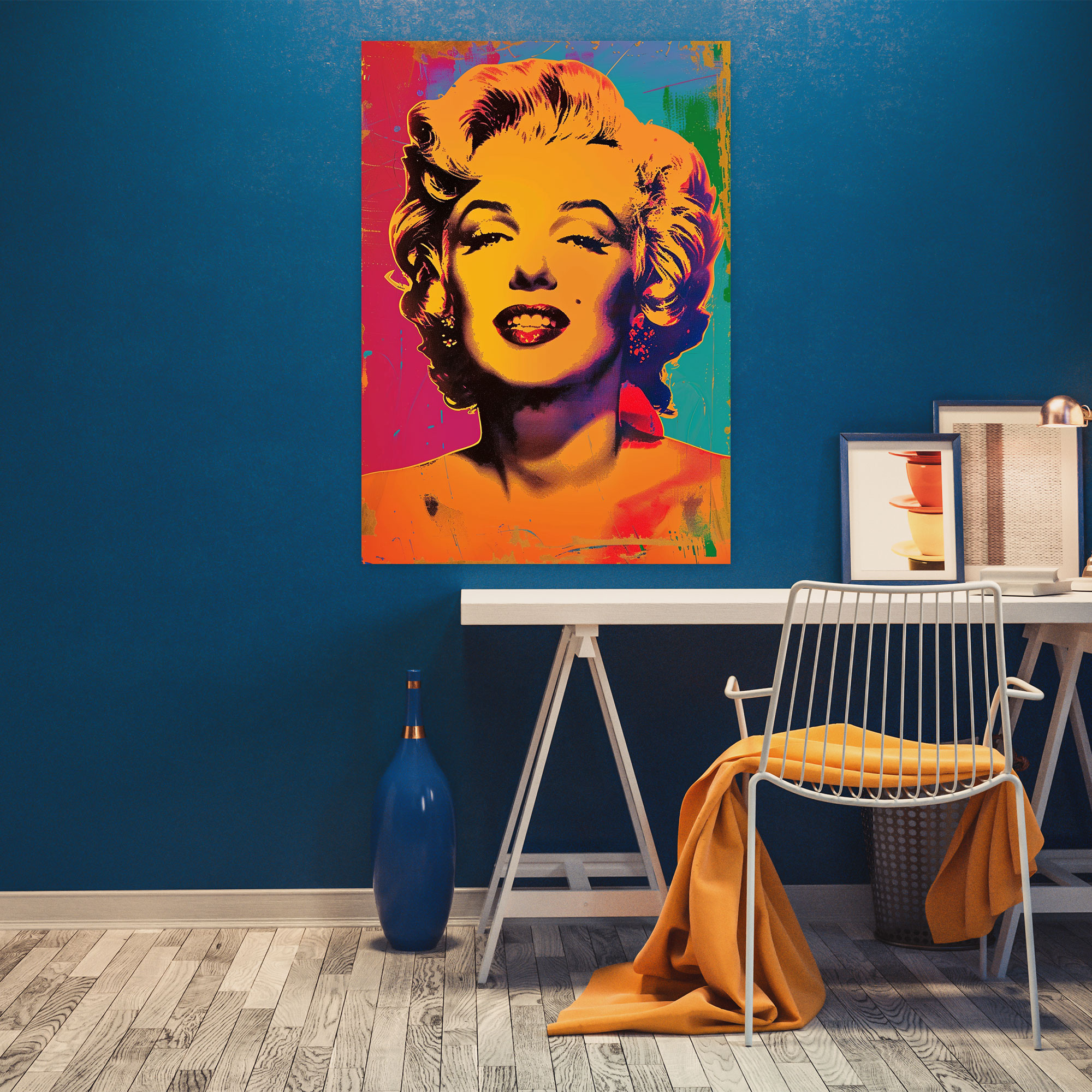 Andy Warhol Marilyn Monroe Kanvas Tablo - Duvar Dekorasyonu ve Sanat