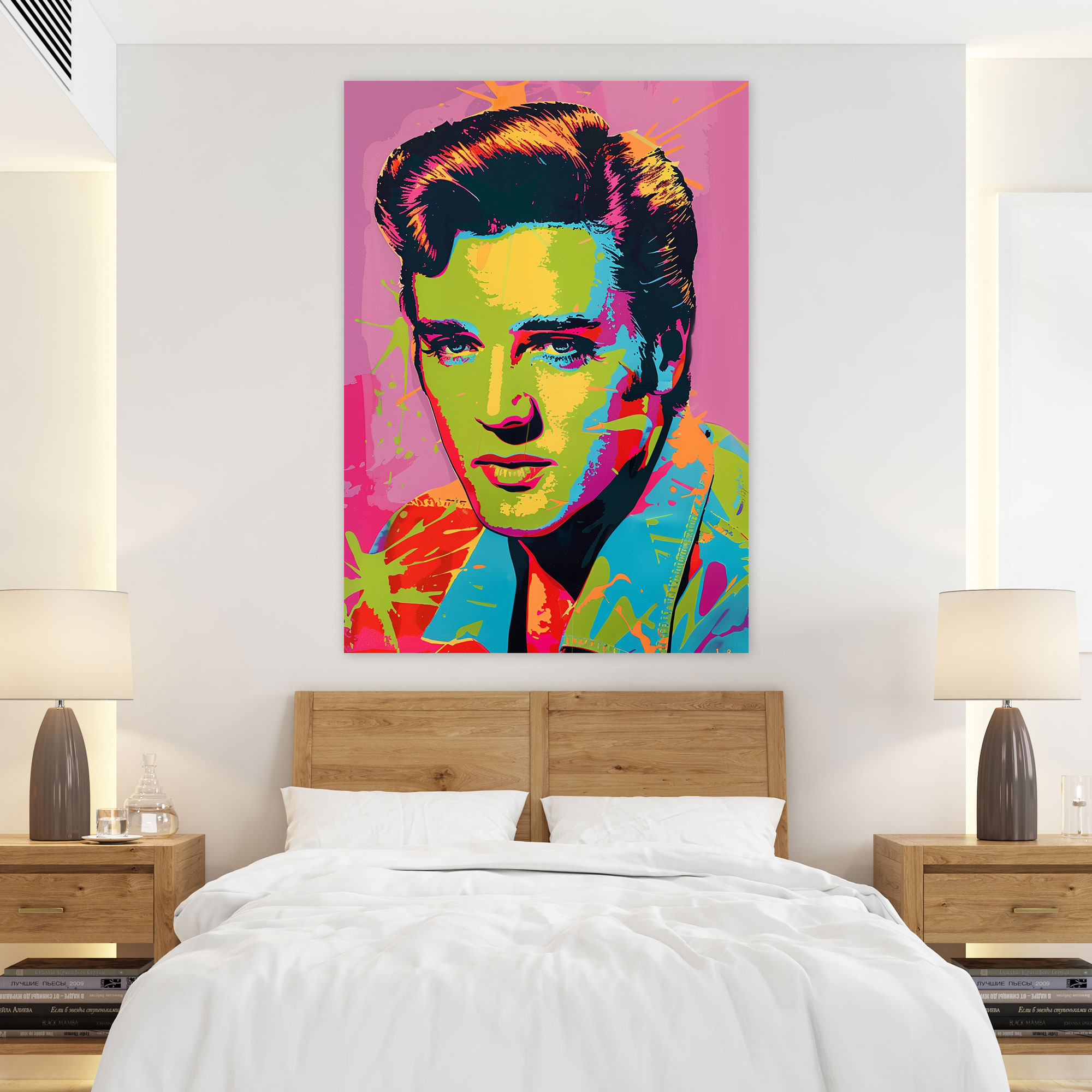Andy Warhol Canvas Print Elvis Presley Portrait - Andy Warhol, Andy Warhol, Canvas Wall Art, Wall Decoration