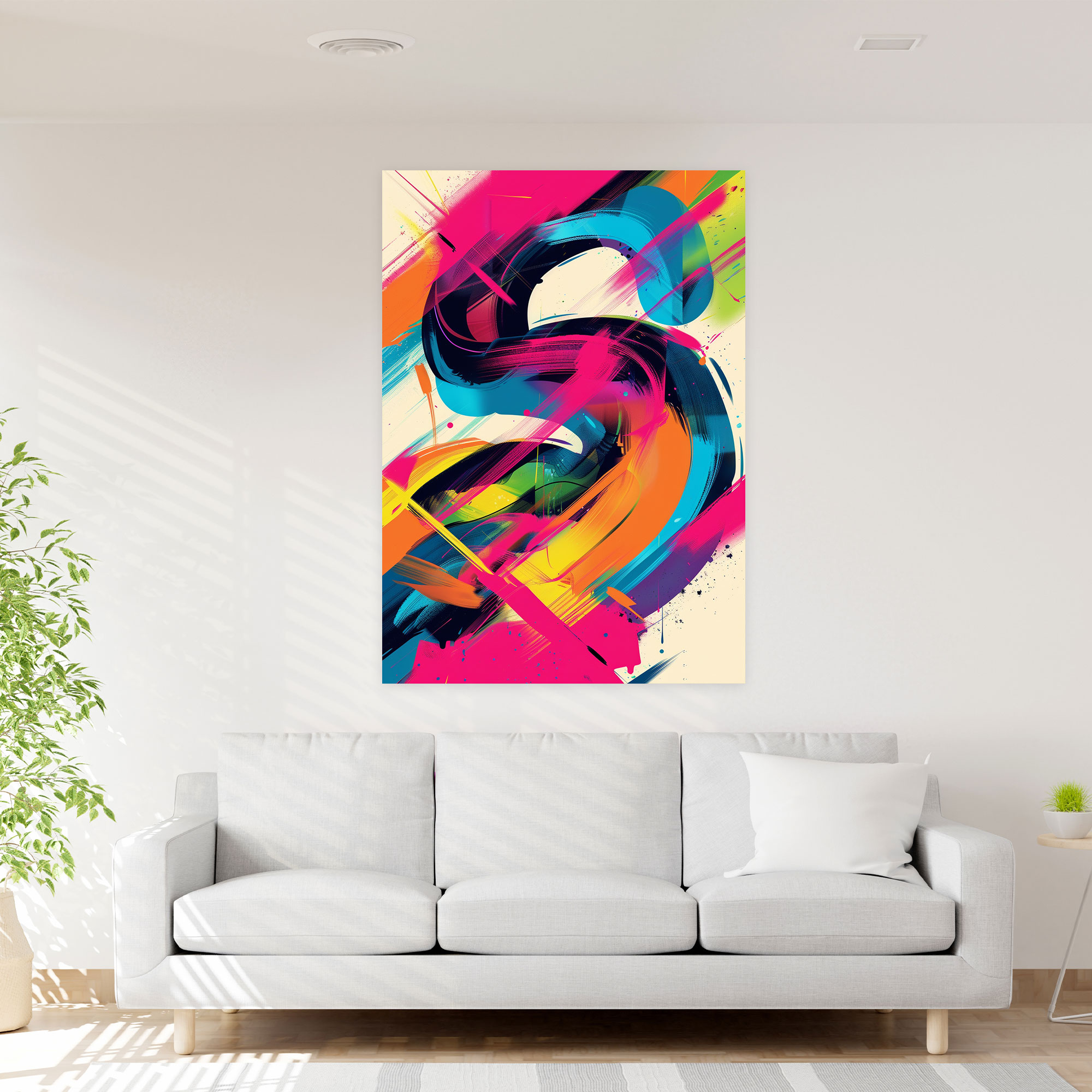 Andy Warhol Canvas Print Typography Design - Andy Warhol, Canvas Print, Wall Decoration, Canvas Wall Art