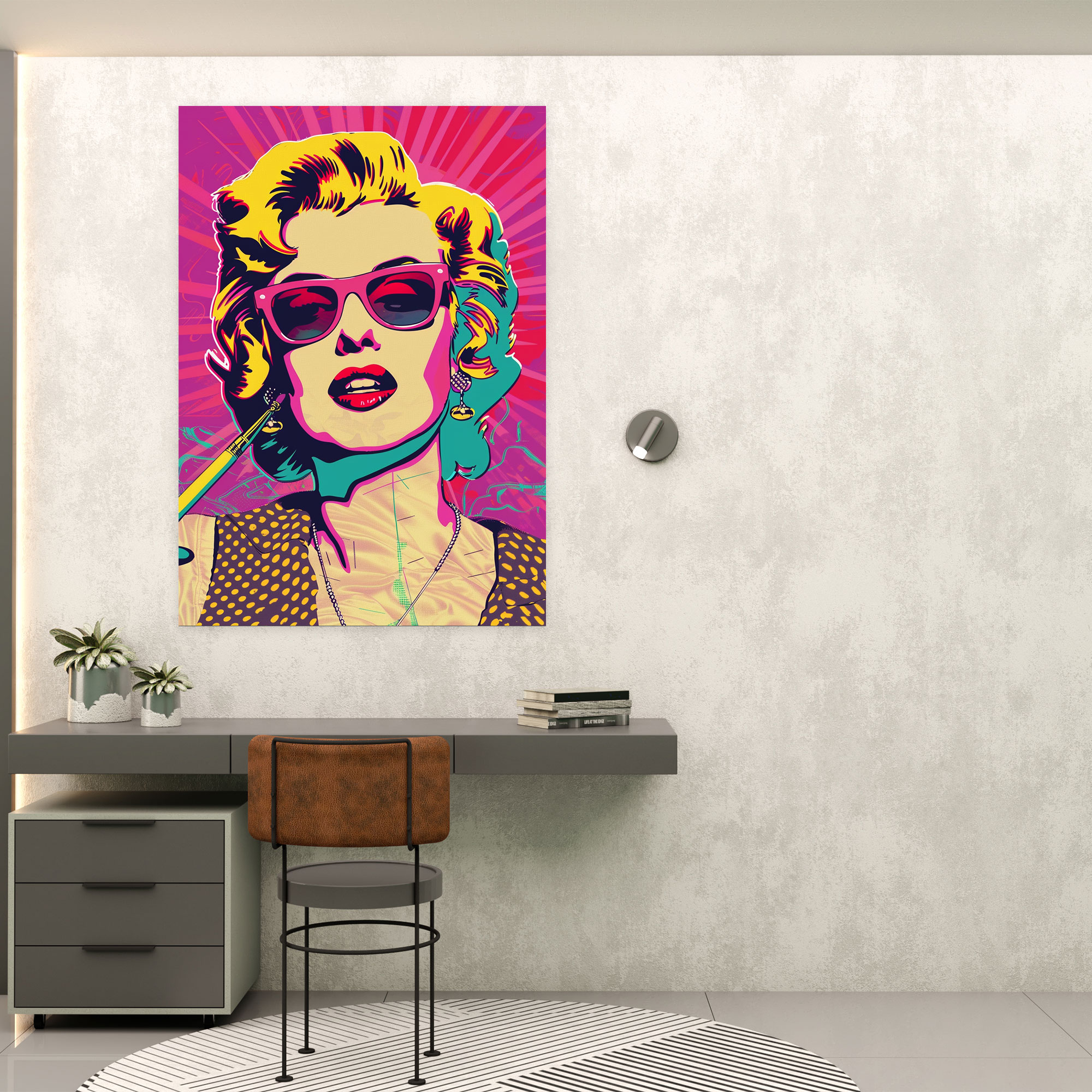 Andy Warhol Wall Decoration - Andy Warhol, Andy Warhol, Home Decoration, Canvas