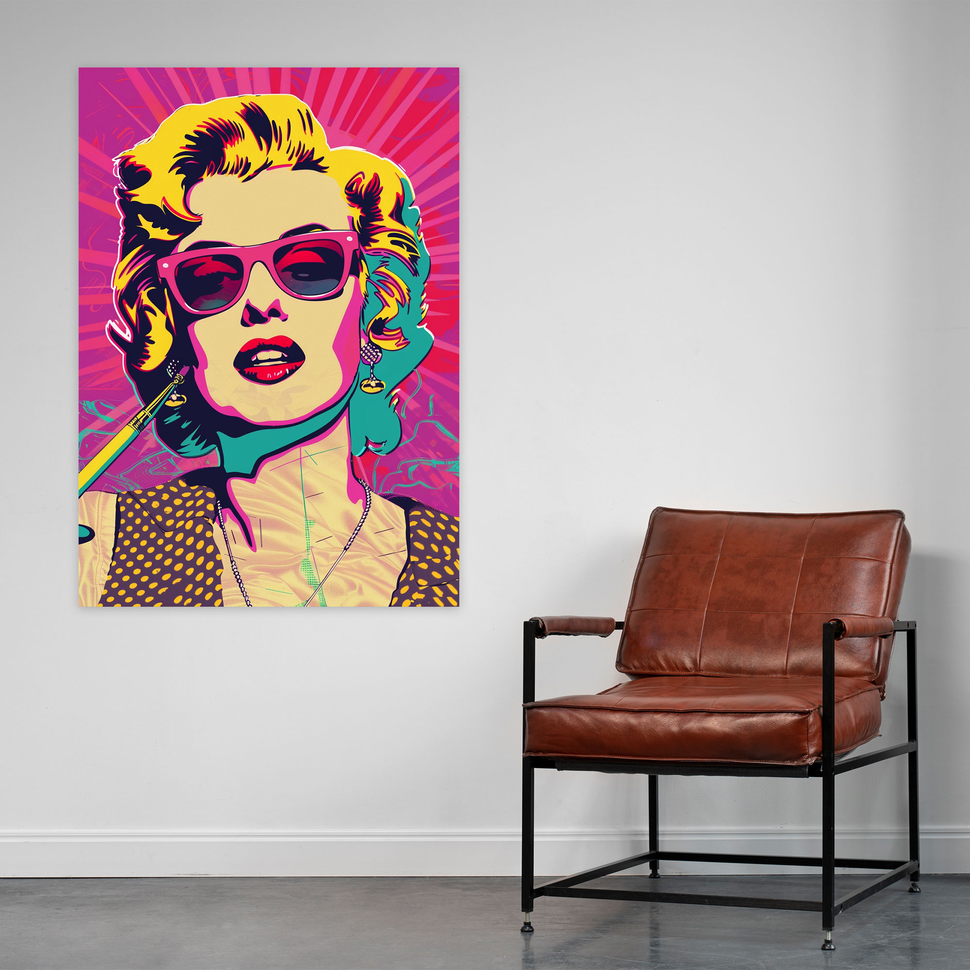 Andy Warhol Wall Decoration - Andy Warhol, Andy Warhol, Home Decoration, Canvas